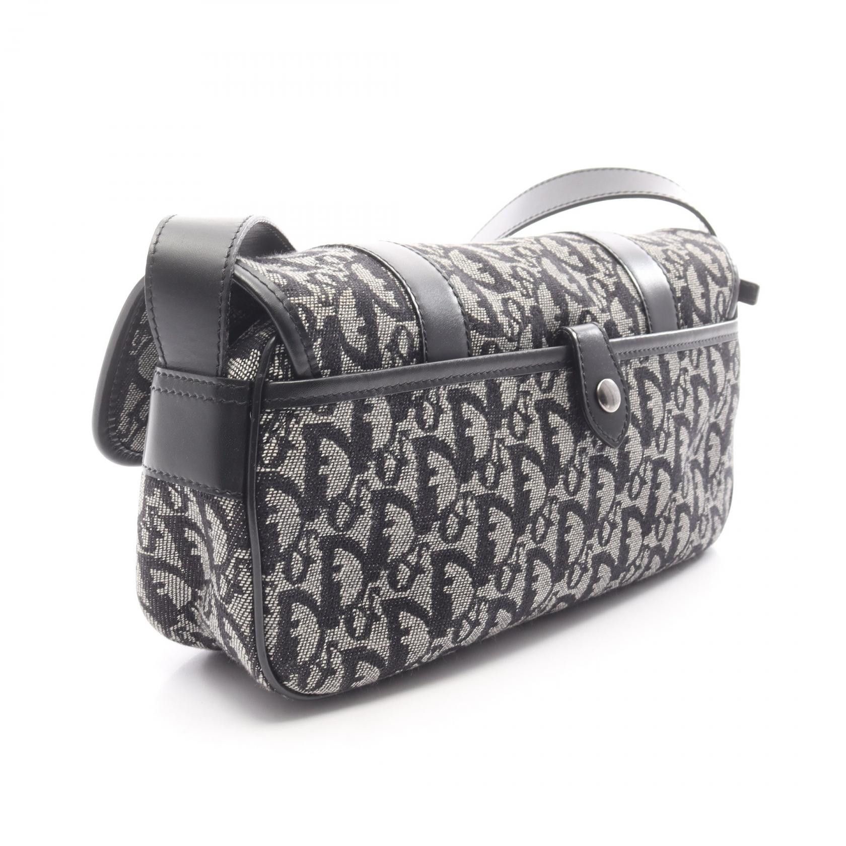 Dior Dior Dior Trotter Canvas Leather Shoulder Bag Textile Shoulder Bag DUTY FREE for USA Size ONE SIZE - 2 Thumbnail