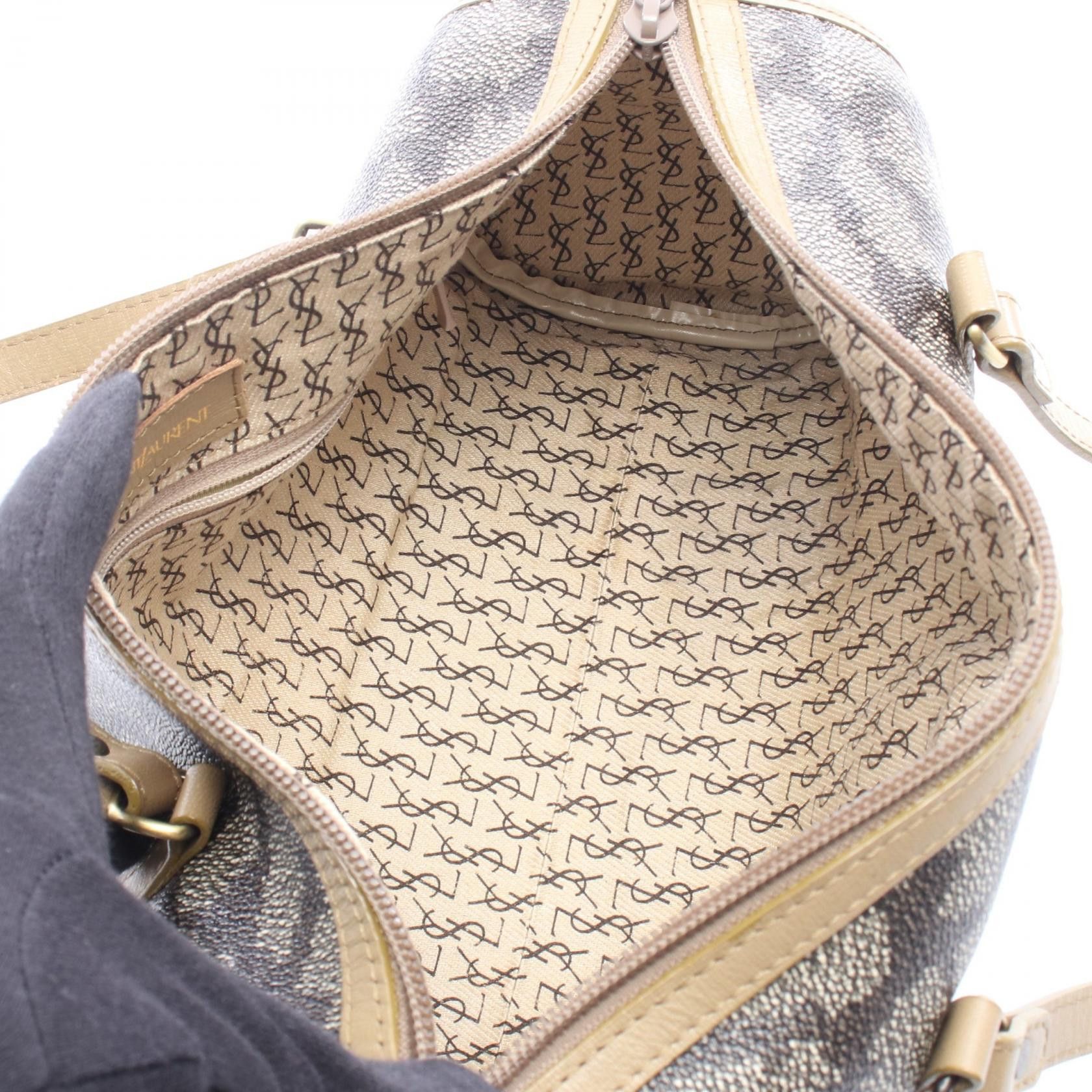 Yves Saint Laurent Yves Saint Laurent Yves Saint Laurent Leopard PVC Coated Canvas Handbag Leather Handbag DUTY FREE for USA Size ONE SIZE - 3 Thumbnail