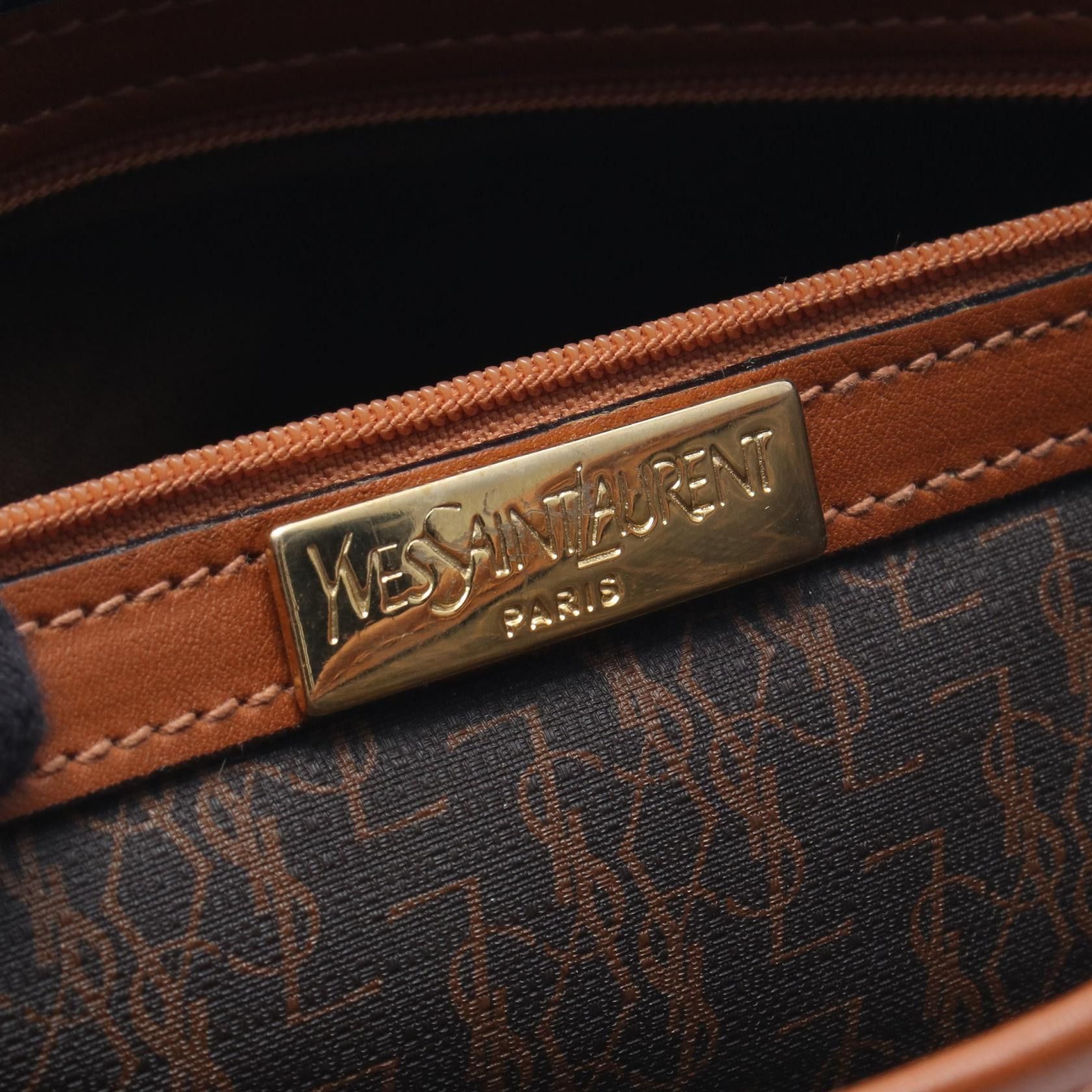 Yves Saint Laurent Yves Saint Laurent Yves Saint Laurent PVC Coated Canvas Leather Shoulder Bag Textile Shoulder Bag DUTY FREE for USA Size ONE SIZE - 4 Thumbnail