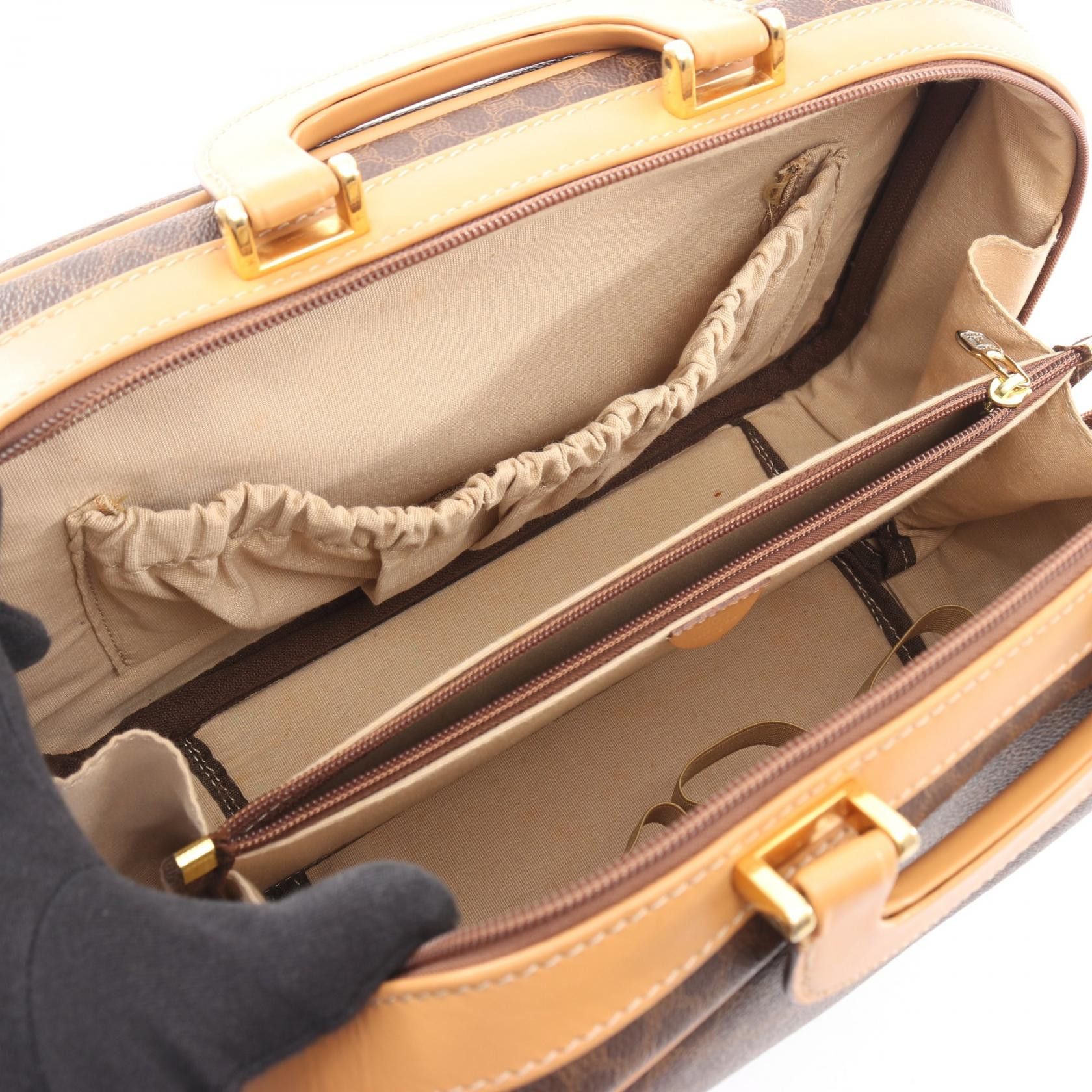 Celine Celine CELINE Macadam Coated Canvas Briefcase Plastic / Synthetic Business Bag DUTY FREE for USA Size ONE SIZE - 3 Thumbnail