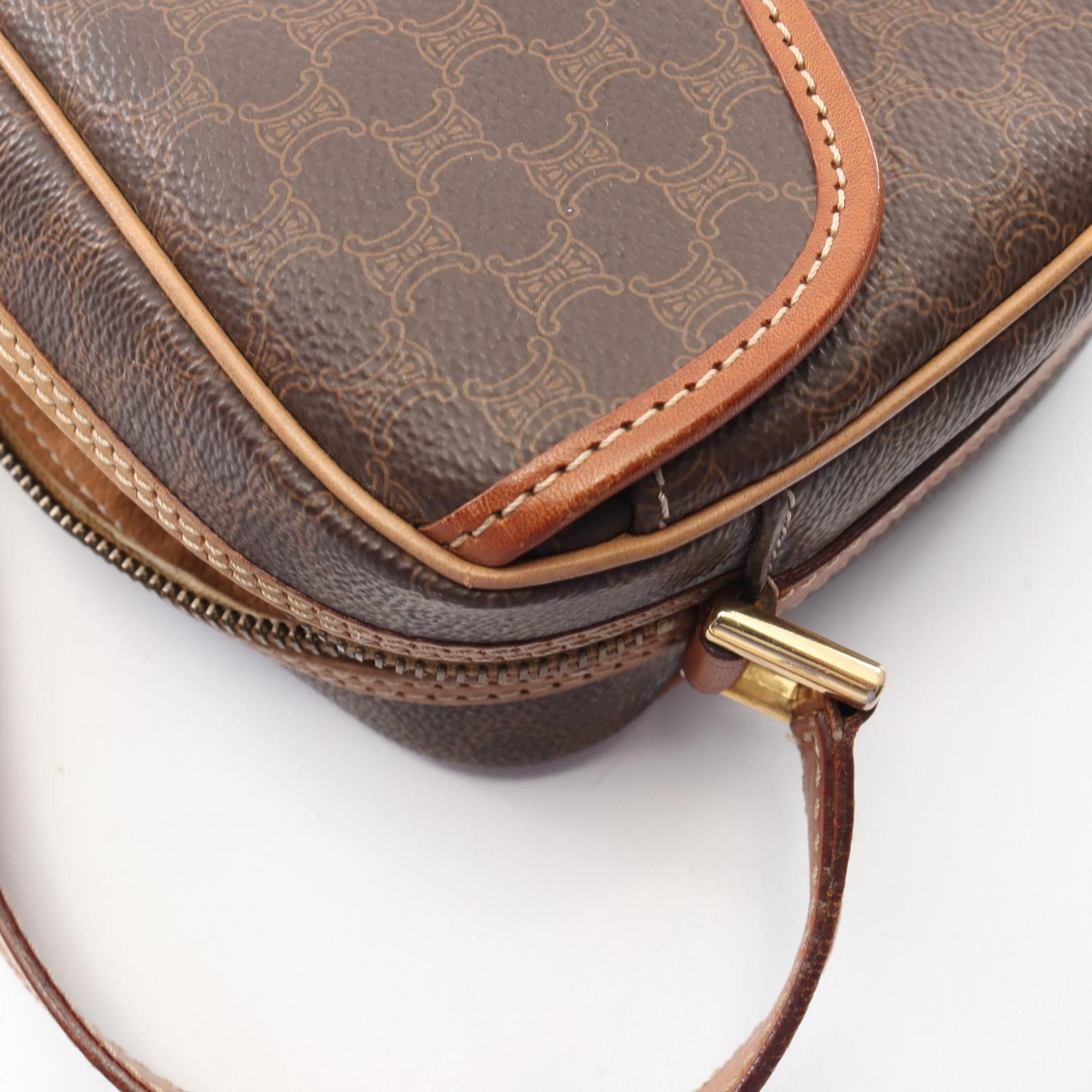 Celine Celine CELINE Macadam Coated Canvas Shoulder Bag Plastic / Synthetic Shoulder Bag DUTY FREE for USA Size ONE SIZE - 8 Thumbnail