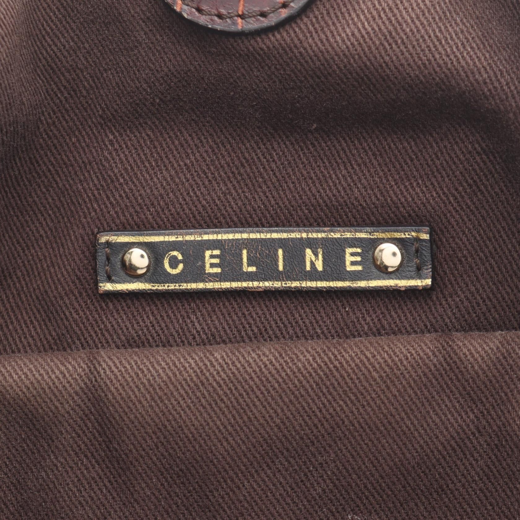 Celine Celine CELINE Bittersweet Macadamus Leather Handbag Leather Handbag DUTY FREE for USA Size ONE SIZE - 4 Thumbnail