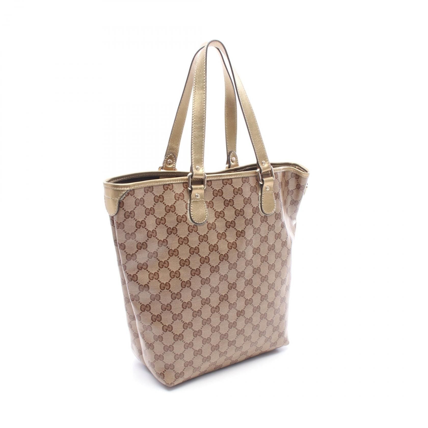 Gucci Gucci Gucci GG Crystal Coated Canvas Tote Bag Plastic / Synthetic Tote Bag 189896 DUTY FREE for USA Size ONE SIZE - 2 Thumbnail