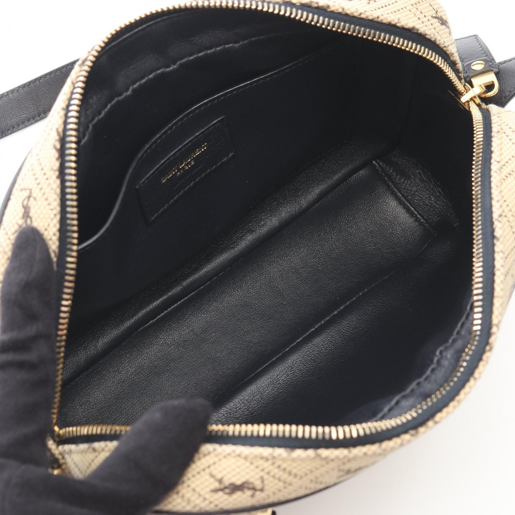 Yves Saint Laurent Yves Saint Laurent Saint Laurent Paris Monogram camera bag shoulder bag Textile Shoulder Bag 568608 DUTY FREE for USA Size ONE SIZE - 3 Thumbnail