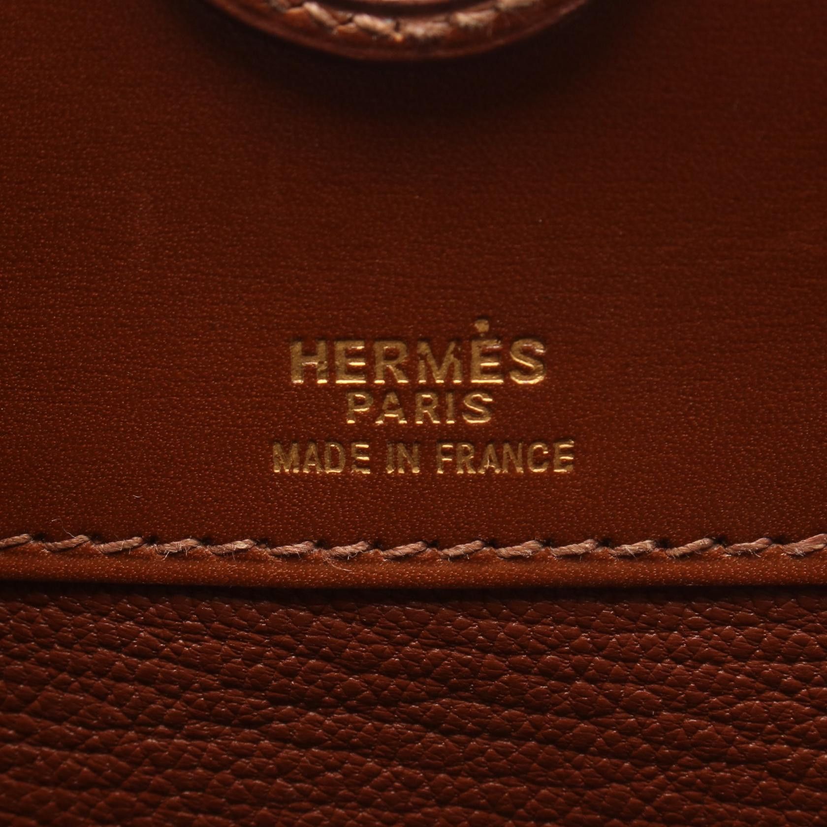 Hermes Hermes Hermes Dalvy MM Calf Handbag Leather Handbag E2001 DUTY FREE for USA Size ONE SIZE - 4 Thumbnail