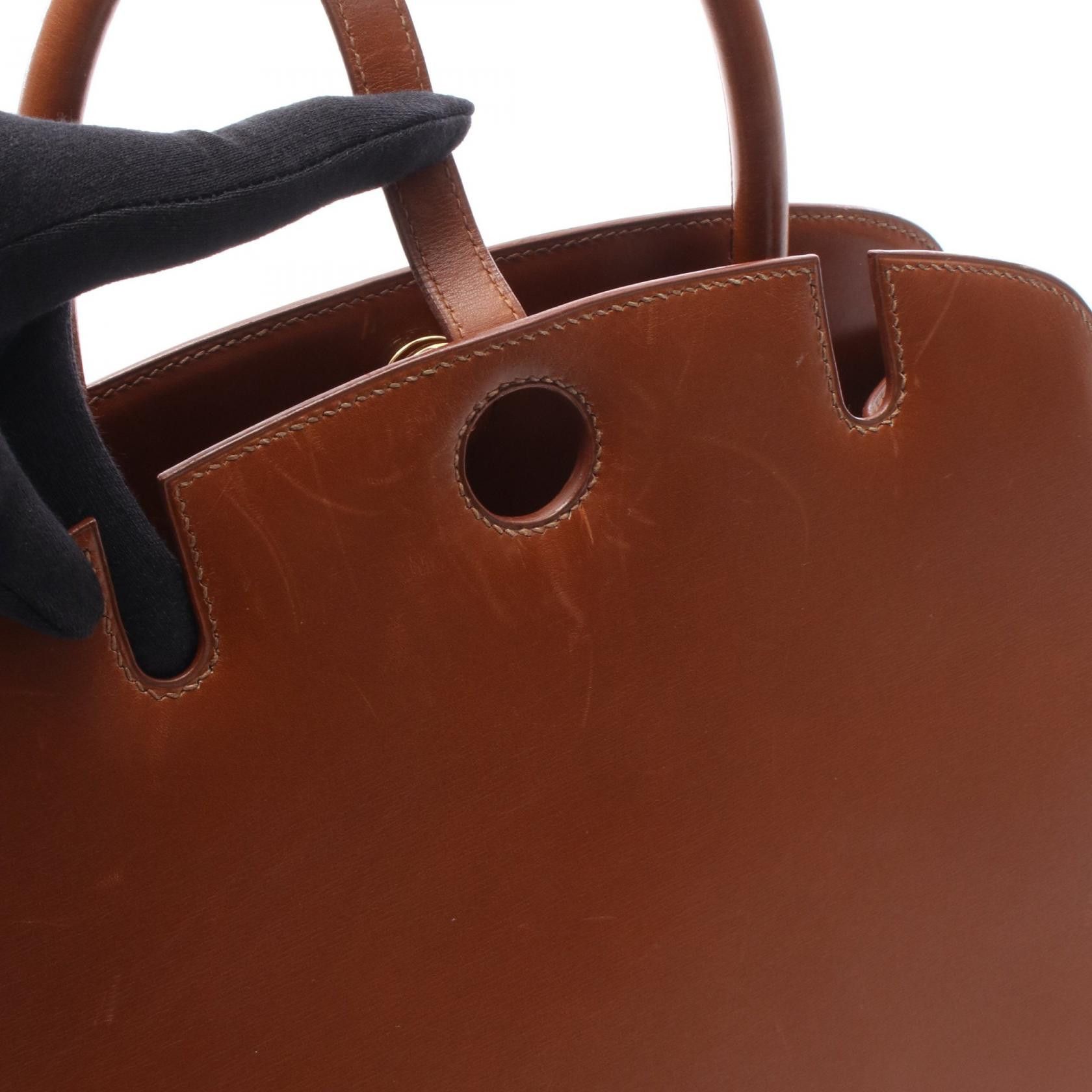 Hermes Hermes Hermes Dalvy MM Calf Handbag Leather Handbag E2001 DUTY FREE for USA Size ONE SIZE - 6 Thumbnail