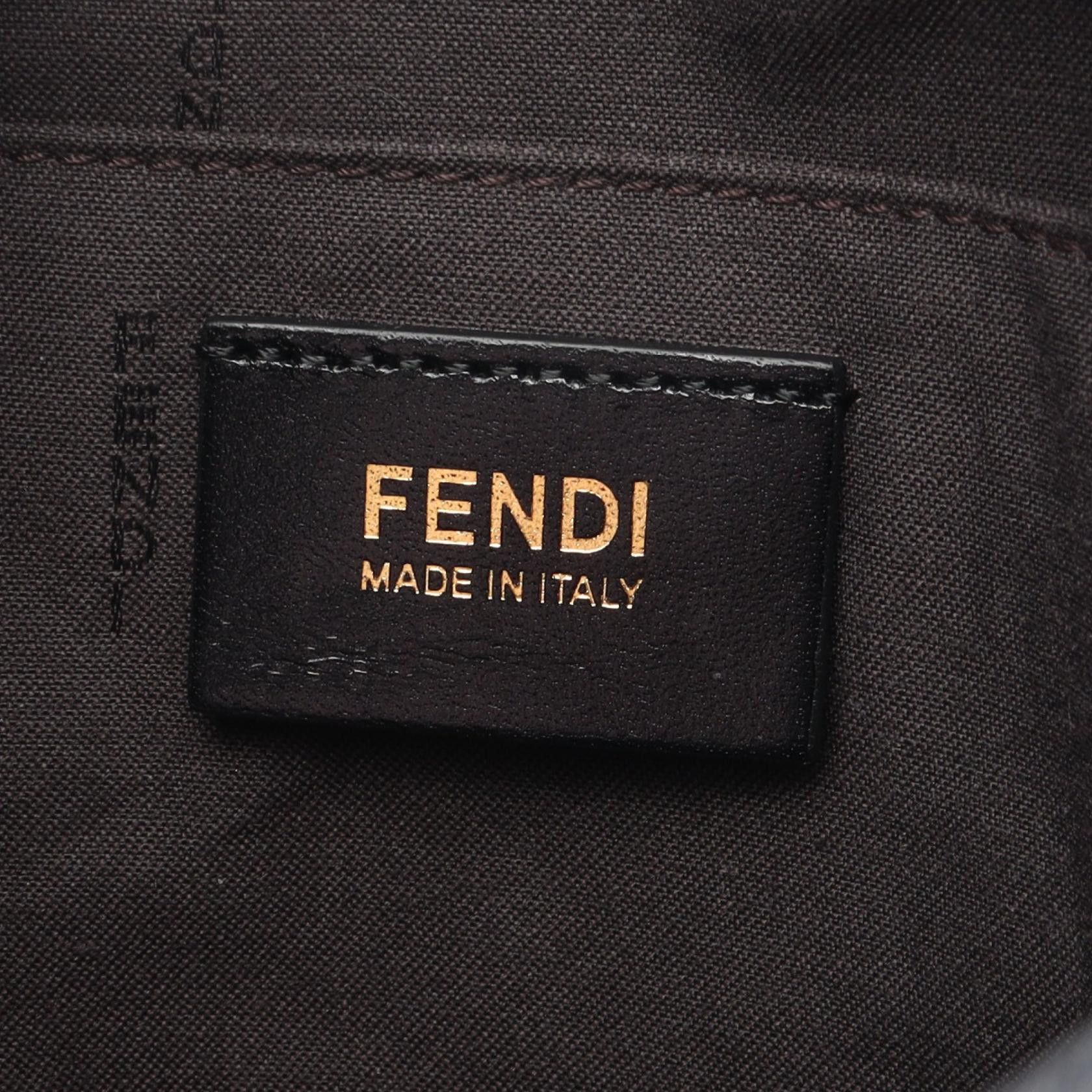 Fendi Fendi Fendi Zucchino Coated Canvas Shoulder Bag Textile Shoulder Bag 8BT206 DUTY FREE for USA Size ONE SIZE - 4 Thumbnail