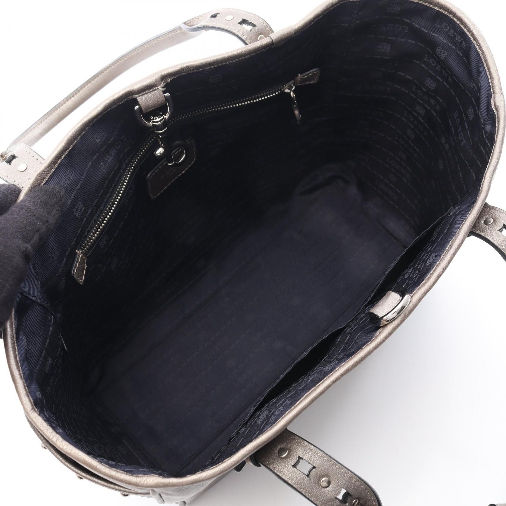 Loewe Loewe Loewe HERITAGE Leather Tote Bag Leather Tote Bag DUTY FREE for USA Size ONE SIZE - 3 Thumbnail