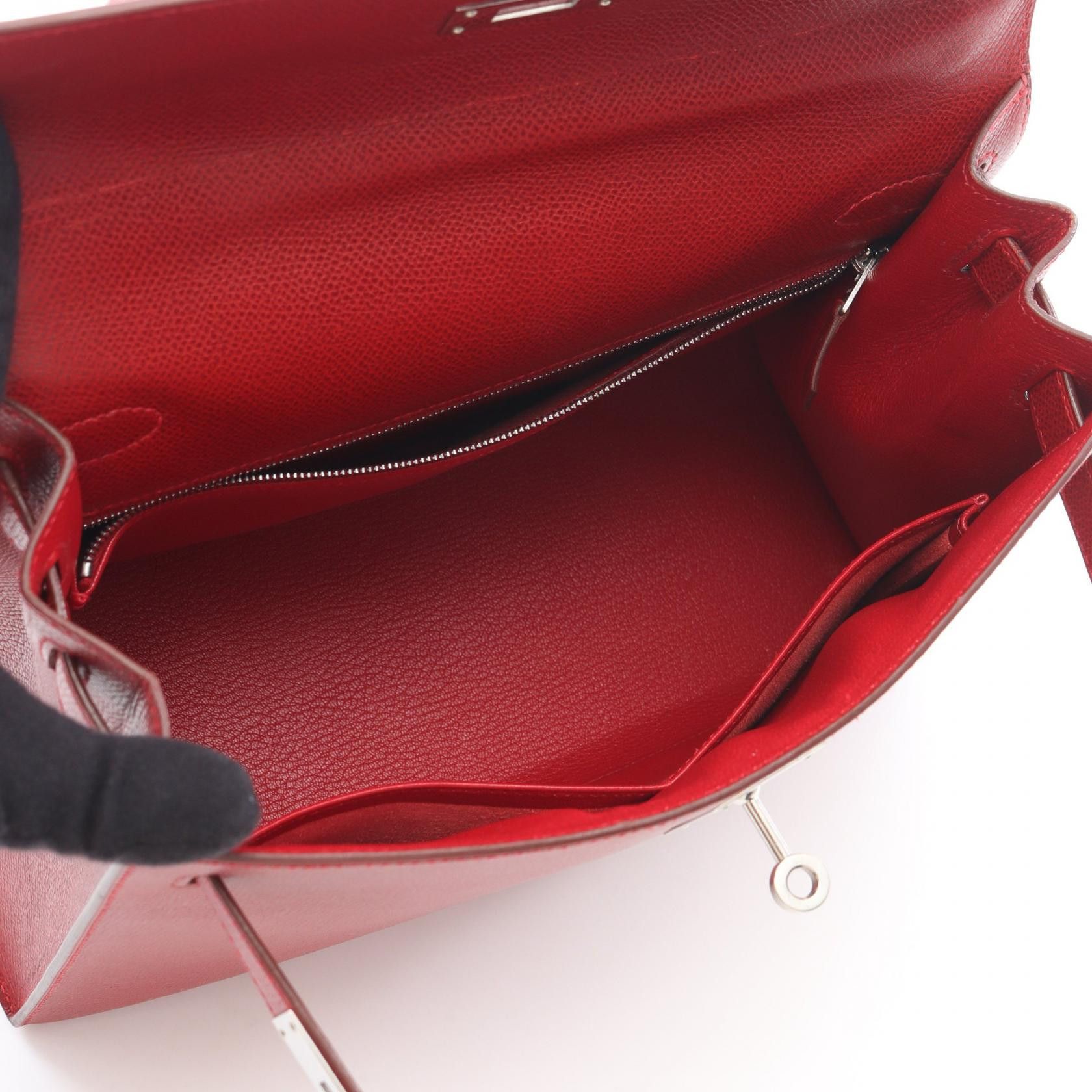 Hermes Hermes Hermes Kelly28 Leather Handbag Leather Handbag G DUTY FREE for USA Size ONE SIZE - 3 Thumbnail
