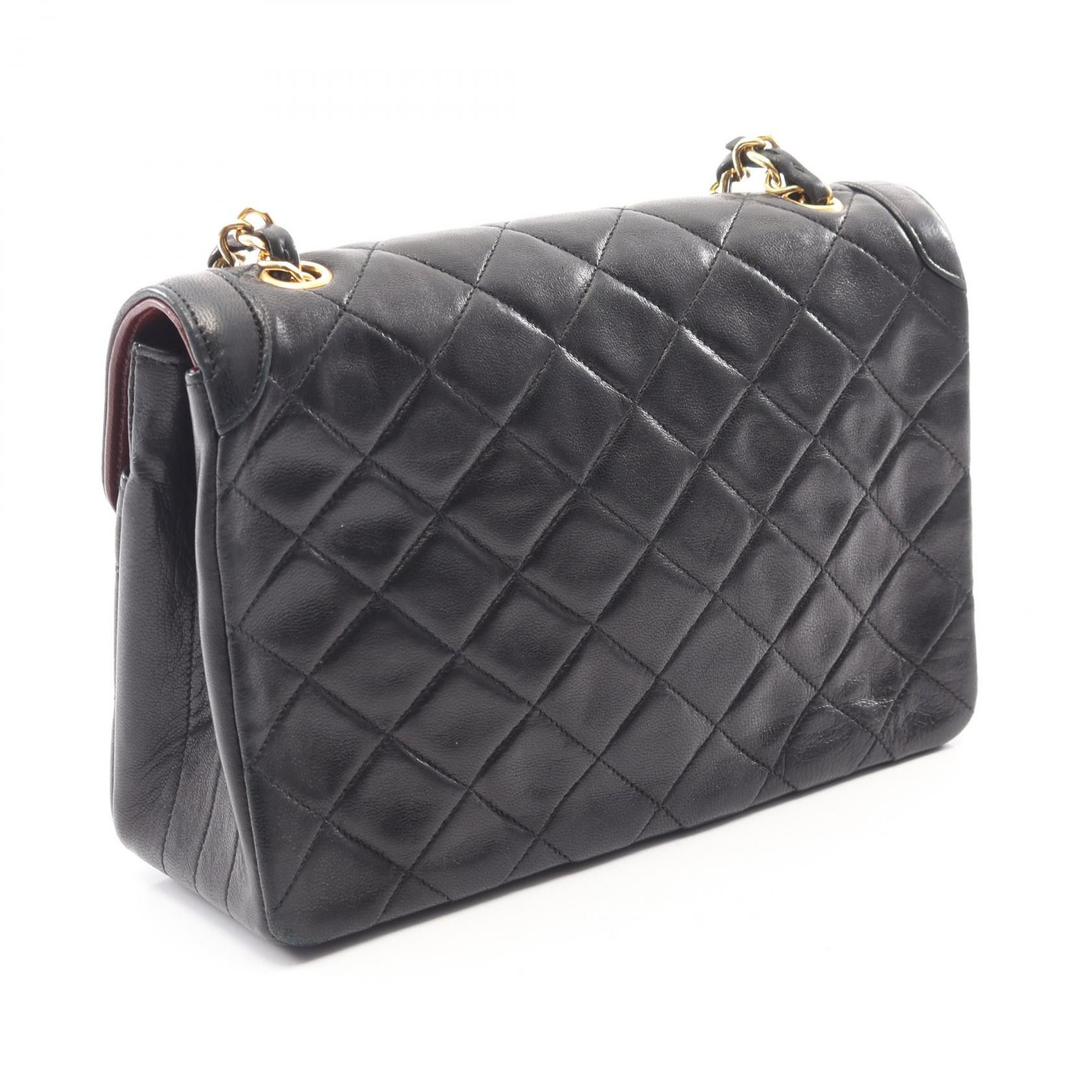 Chanel Chanel CHANEL Matelasse Lambskin Shoulder Bag Leather Shoulder Bag DUTY FREE for USA Size ONE SIZE - 2 Thumbnail
