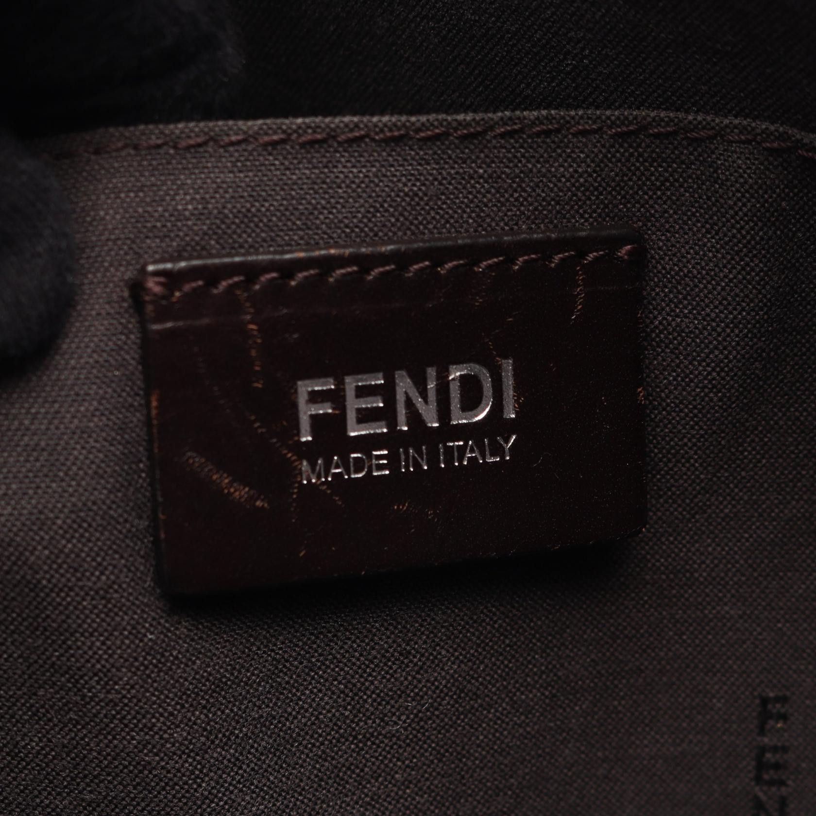 Fendi Fendi Fendi Zucca Coated Canvas Shoulder Bag Plastic / Synthetic Shoulder Bag DUTY FREE for USA Size ONE SIZE - 4 Thumbnail