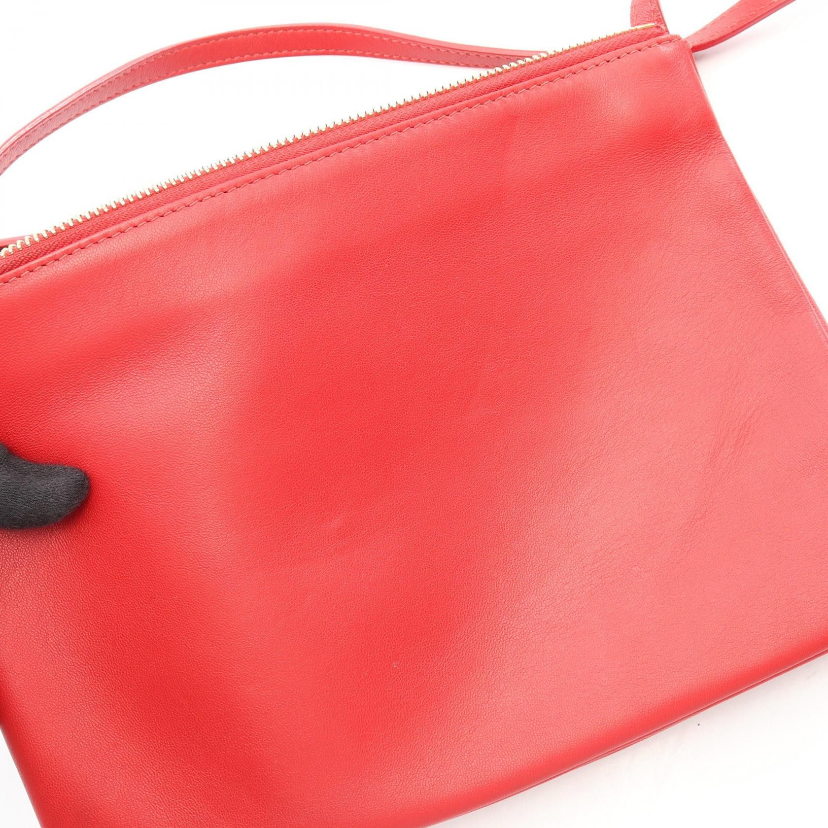 Celine Celine CELINE TRIO LARGE Leather Shoulder Bag Leather Shoulder Bag DUTY FREE for USA Size ONE SIZE - 7 Thumbnail