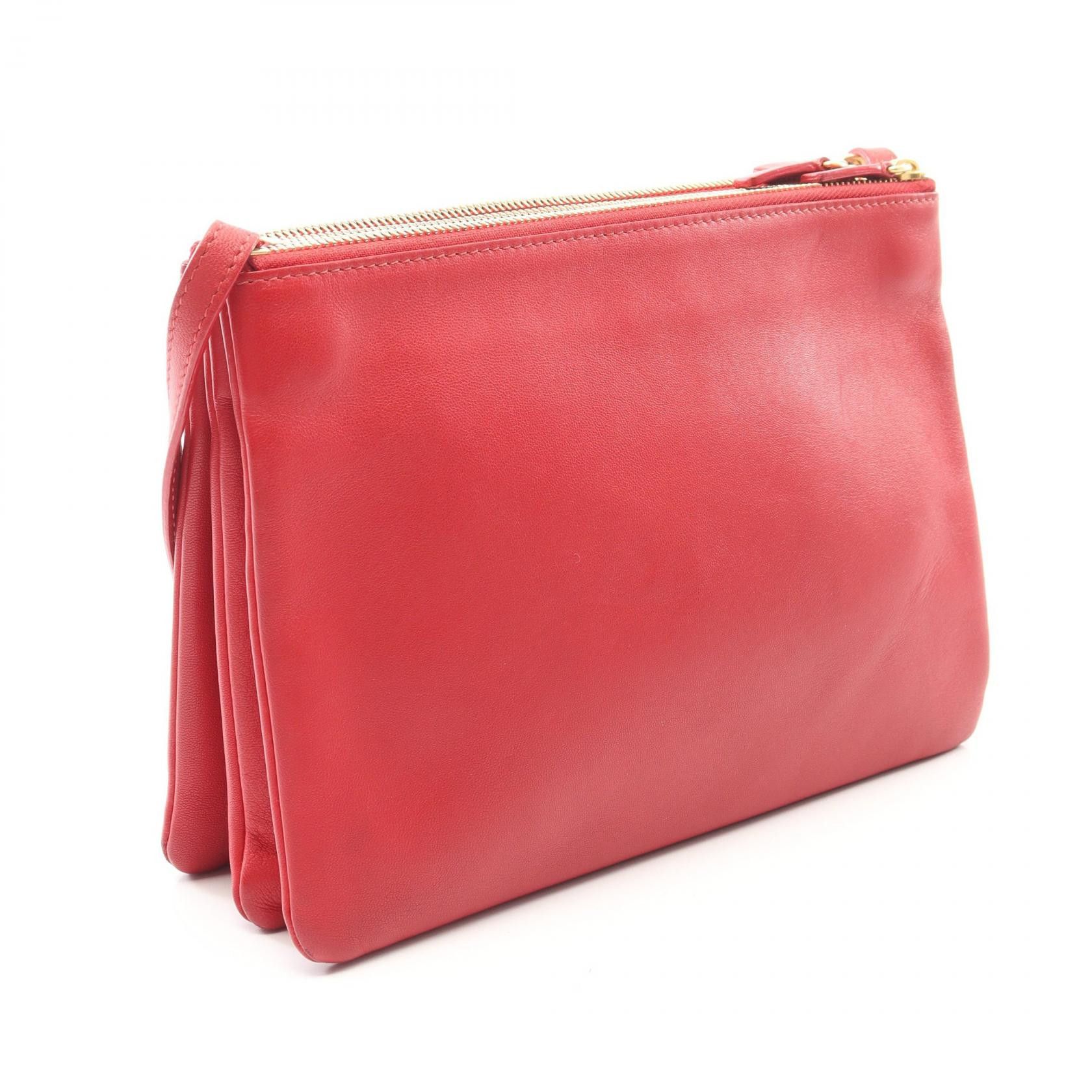 Celine Celine CELINE TRIO LARGE Leather Shoulder Bag Leather Shoulder Bag DUTY FREE for USA Size ONE SIZE - 2 Thumbnail