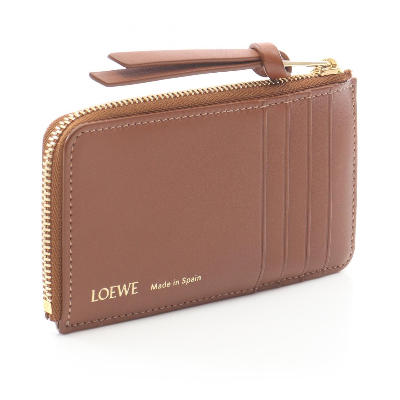 Loewe Loewe Loewe Repeat Anagram Canvas Leather Coin Card Holder Leather Coin Case C604Z40X02 DUTY FREE for USA Size ONE SIZE - 2 Thumbnail