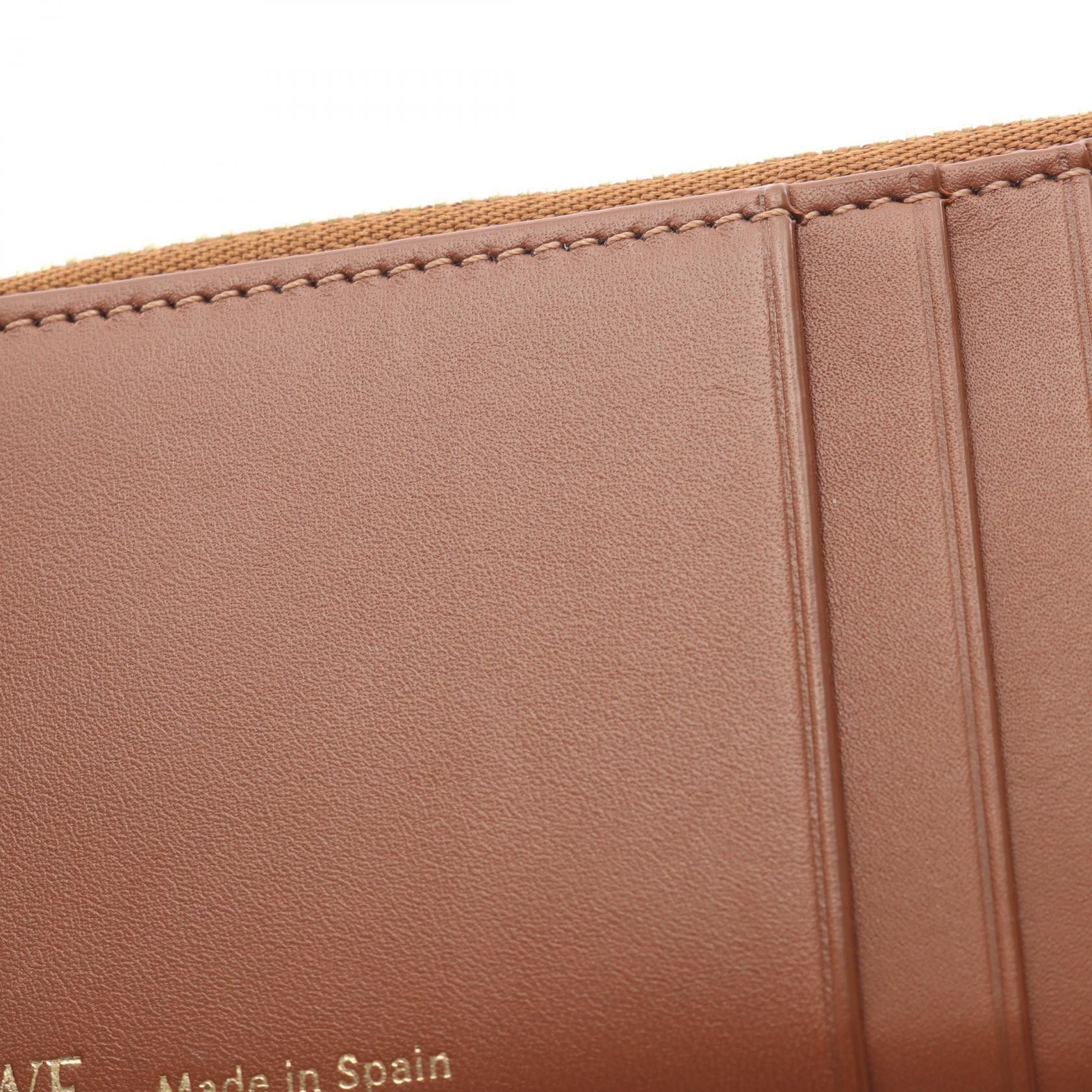 Loewe Loewe Loewe Repeat Anagram Canvas Leather Coin Card Holder Leather Coin Case C604Z40X02 DUTY FREE for USA Size ONE SIZE - 6 Thumbnail