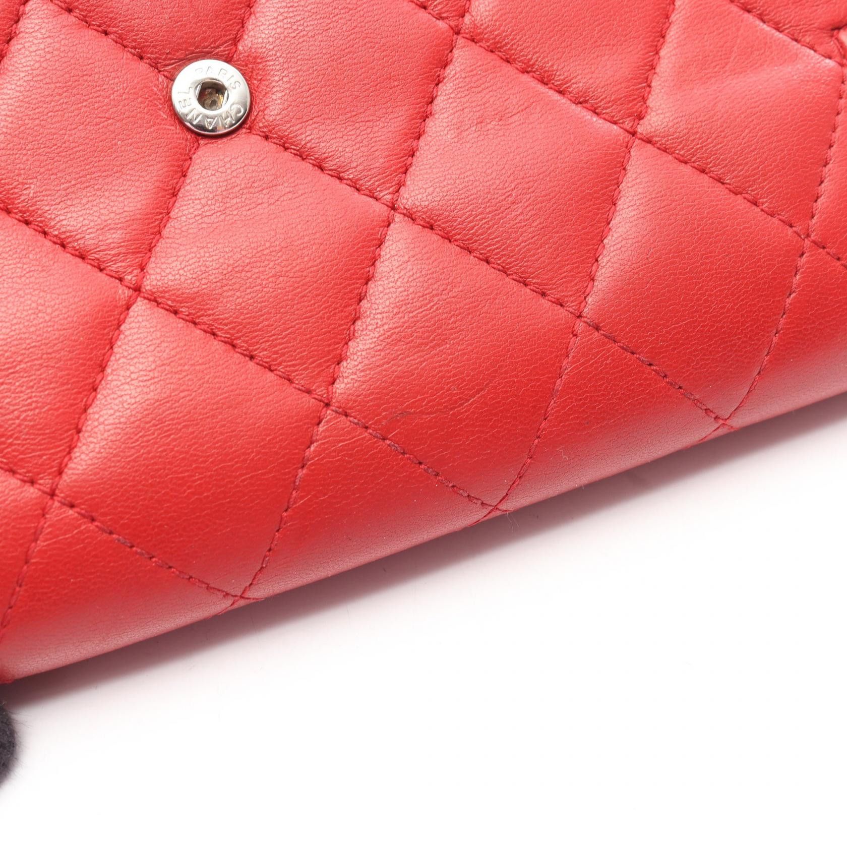 Chanel Chanel CHANEL Boy Chanel Lambskin Long Wallet Leather Long Wallet A80286 DUTY FREE for USA Size ONE SIZE - 8 Thumbnail