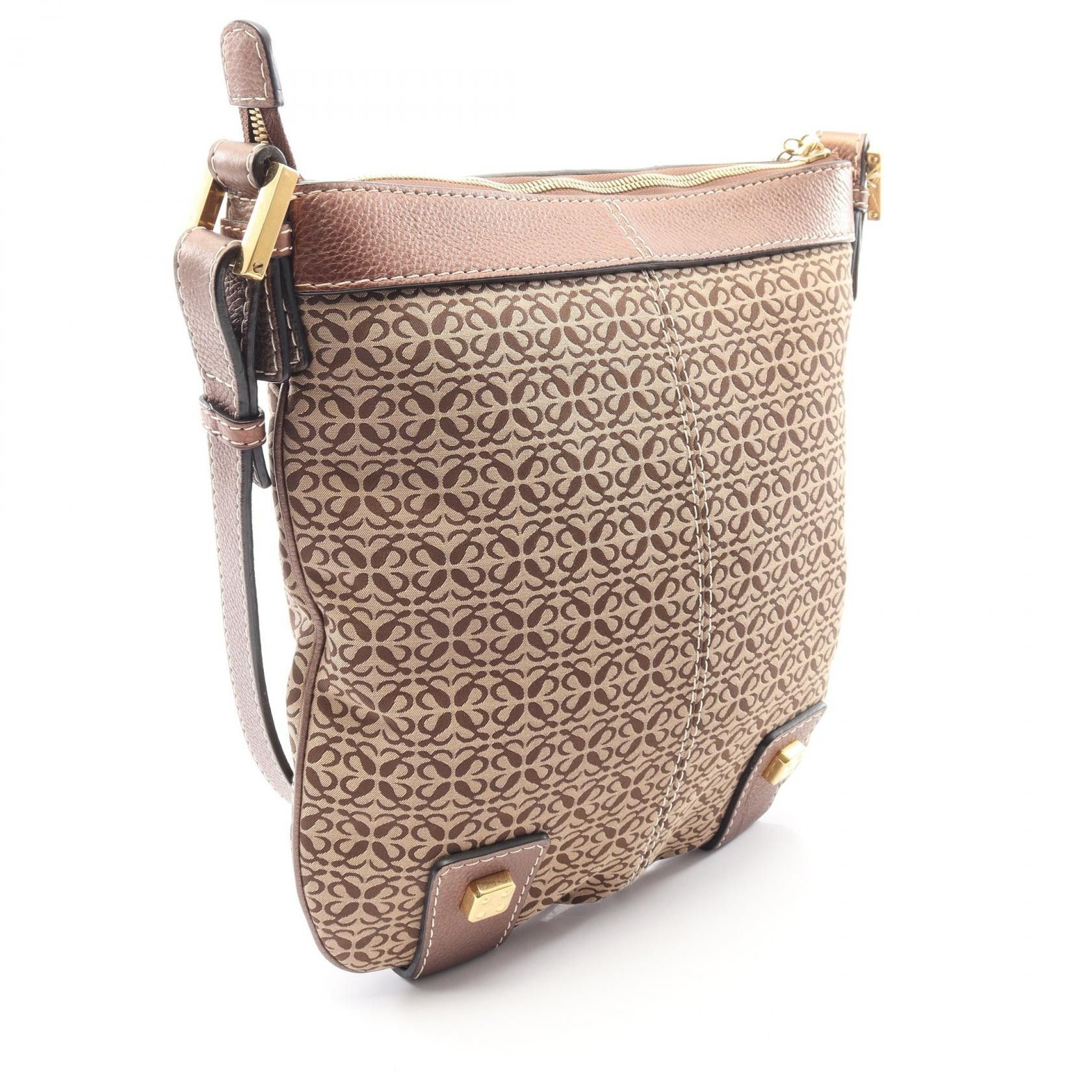 Loewe Loewe Loewe Anagram Canvas Leather Shoulder Bag Leather Shoulder Bag DUTY FREE for USA Size ONE SIZE - 2 Thumbnail