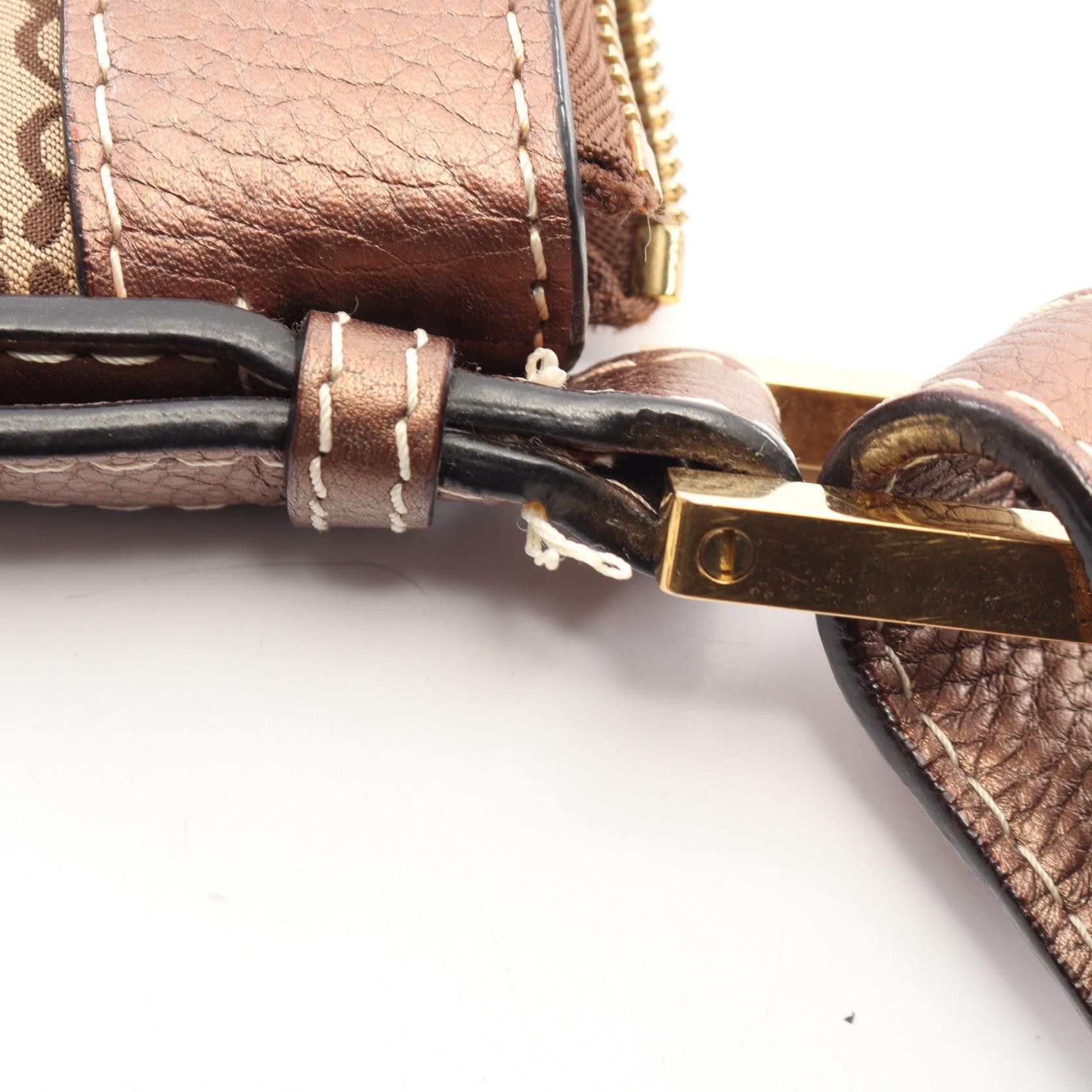 Loewe Loewe Loewe Anagram Canvas Leather Shoulder Bag Leather Shoulder Bag DUTY FREE for USA Size ONE SIZE - 6 Thumbnail