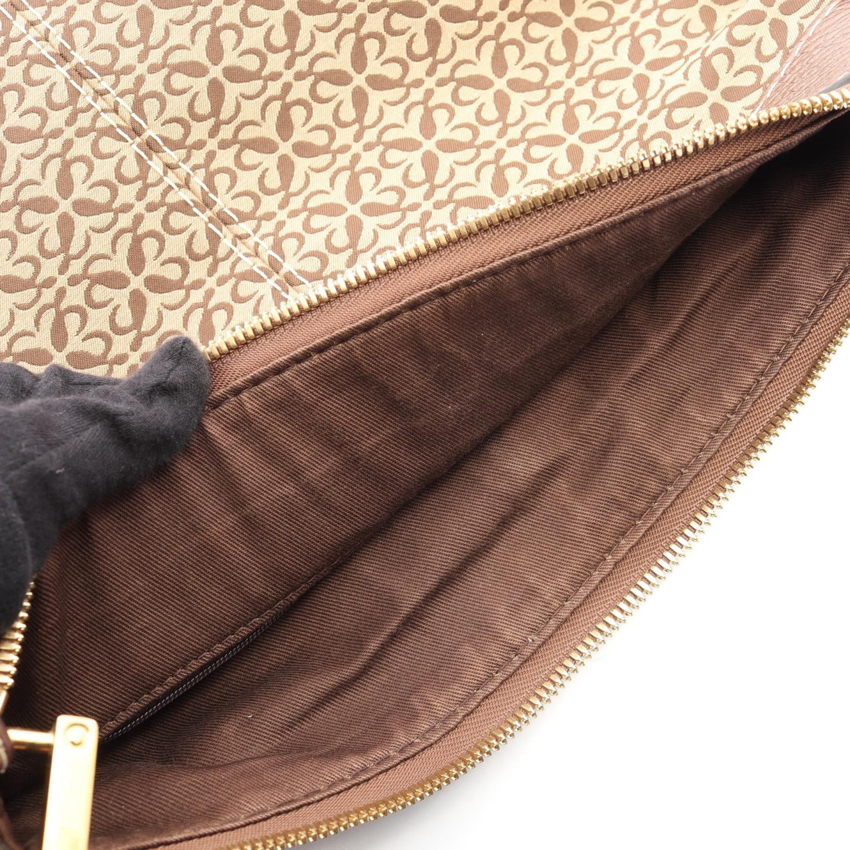Loewe Loewe Loewe Anagram Canvas Leather Shoulder Bag Leather Shoulder Bag DUTY FREE for USA Size ONE SIZE - 5 Thumbnail