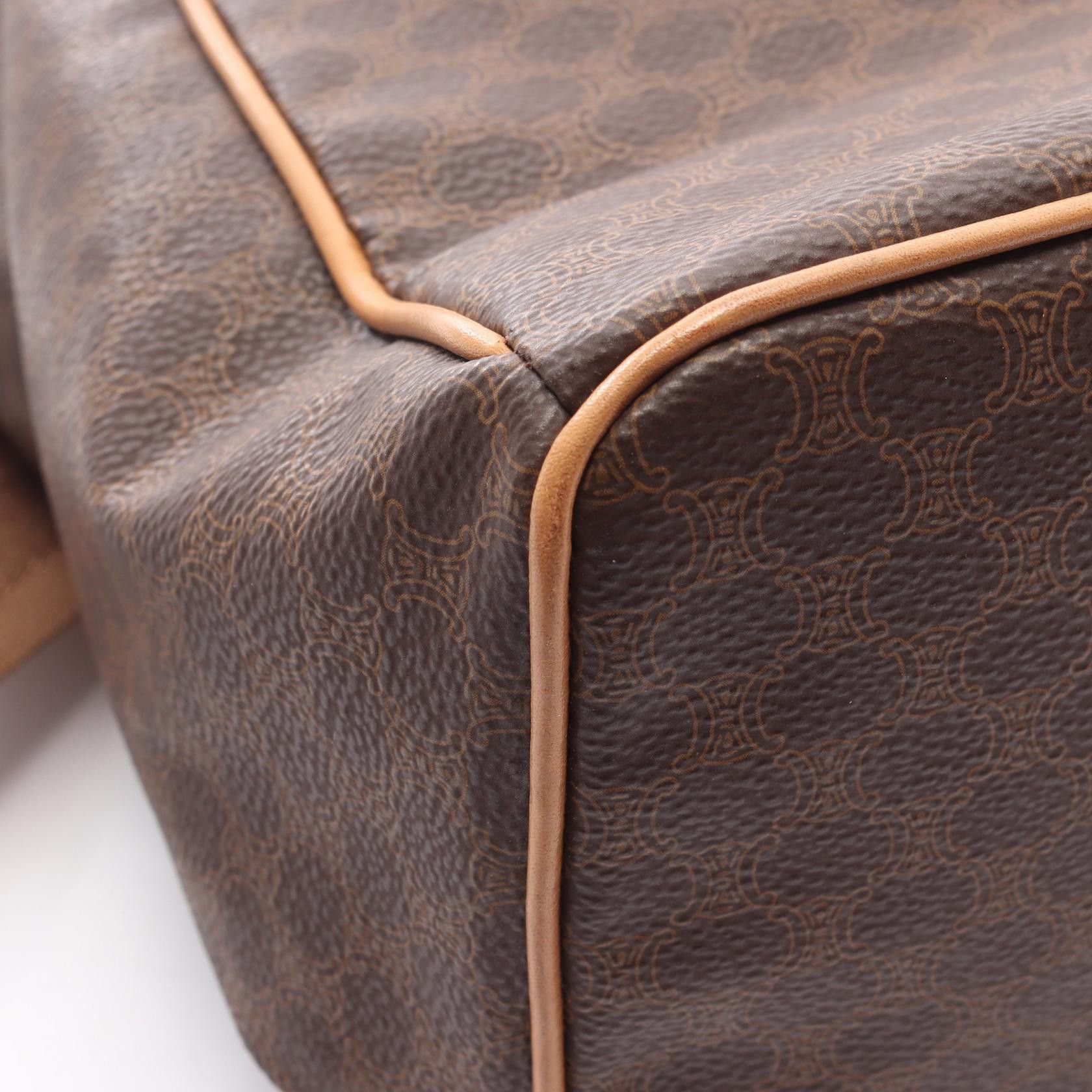 Celine Celine CELINE Macadam Coated Canvas Backpack Textile Backpack DUTY FREE for USA Size ONE SIZE - 6 Thumbnail