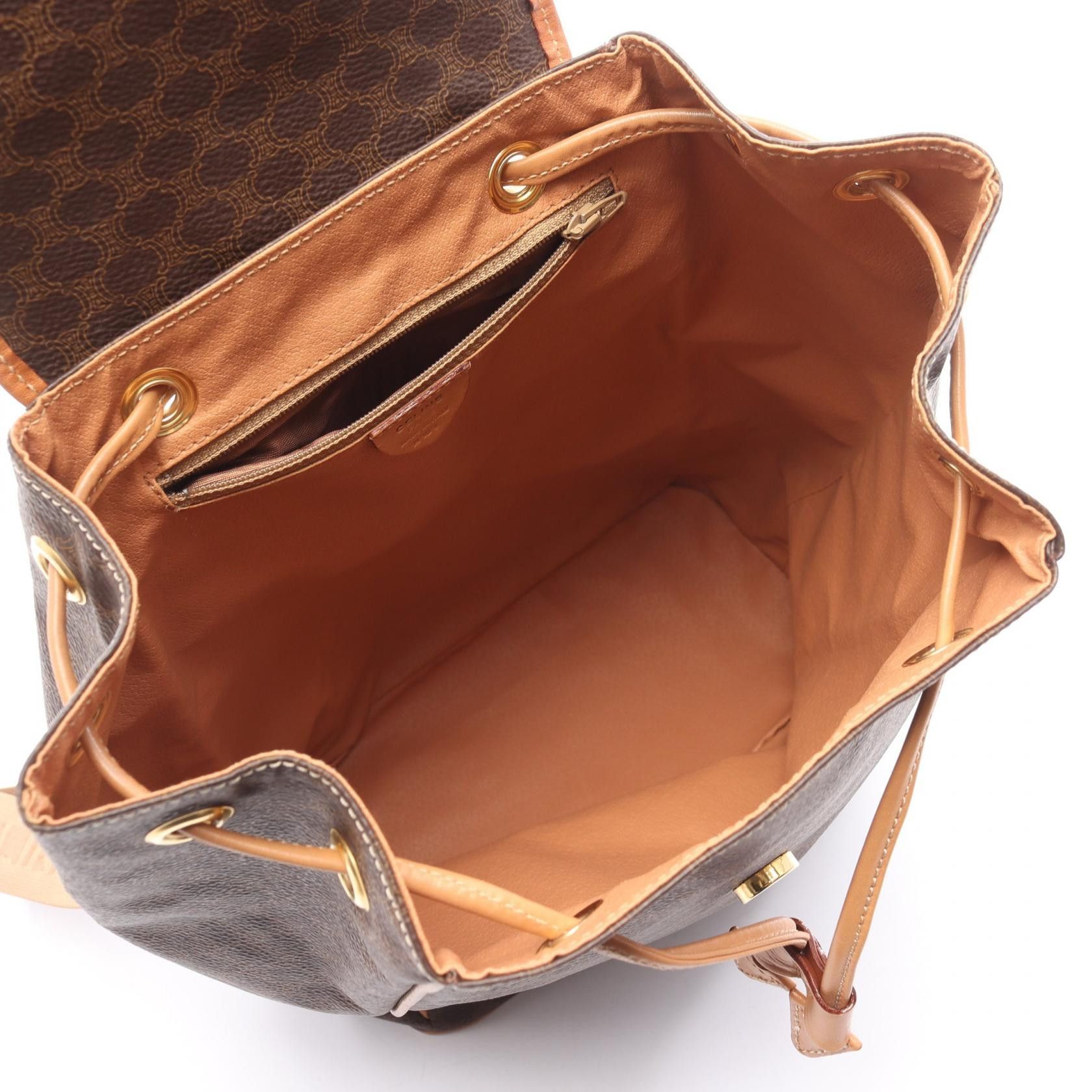 Celine Celine CELINE Macadam Coated Canvas Backpack Textile Backpack DUTY FREE for USA Size ONE SIZE - 3 Thumbnail