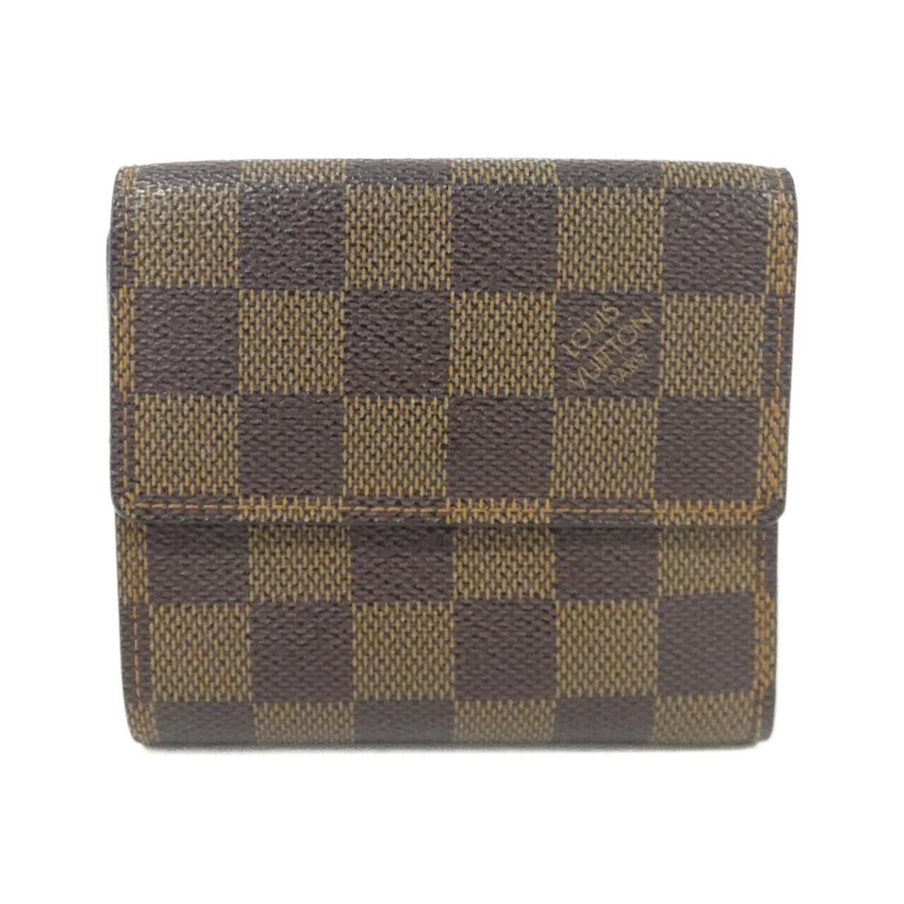Louis Vuitton Louis Vuitton Louis Vuitton Portefeuille Elise Damier Wallet Textile Short Wallet N61652 DUTY FREE for USA Size ONE SIZE - 2 Thumbnail