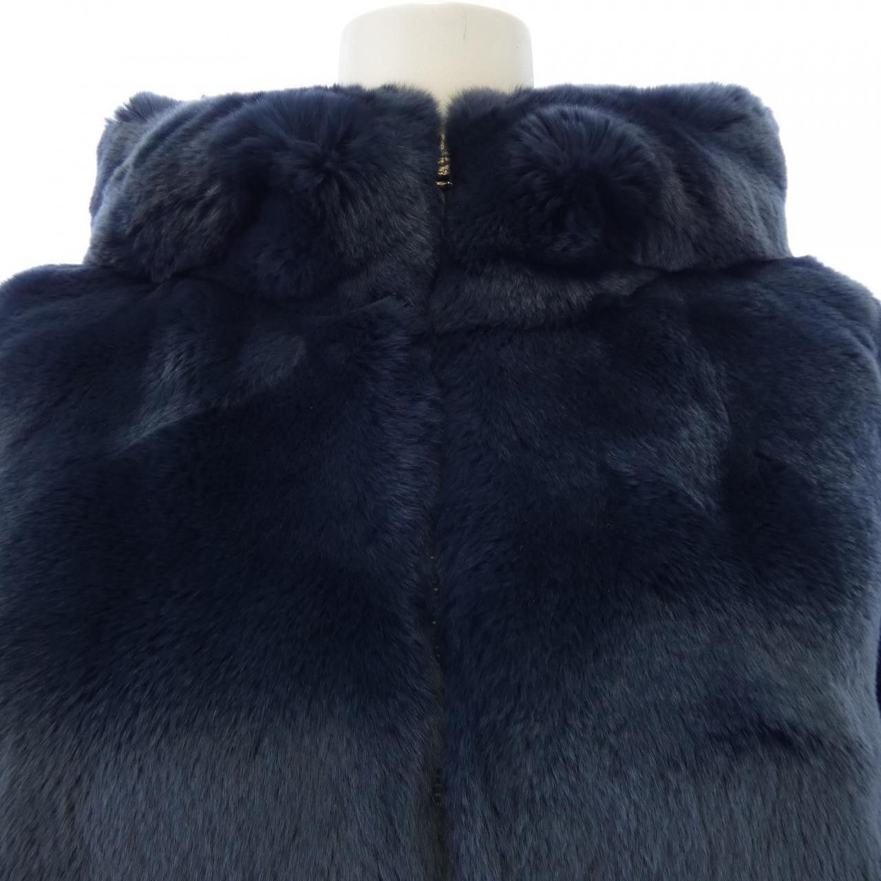 Yves Salomon Yves Salomon Yves Salomon Rabbit Blouson Fur Outerwear DUTY FREE for USA Size ONE SIZE - 5 Thumbnail