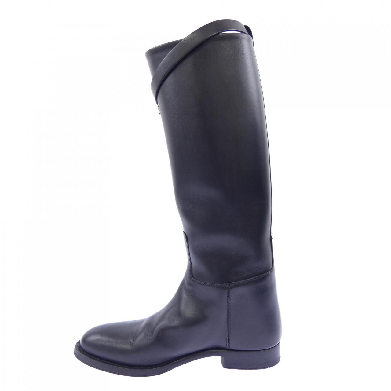 Hermes Hermes Hermes Jumping Box Calf Long Boots Leather Shoes DUTY FREE for USA Size ONE SIZE - 2 Thumbnail