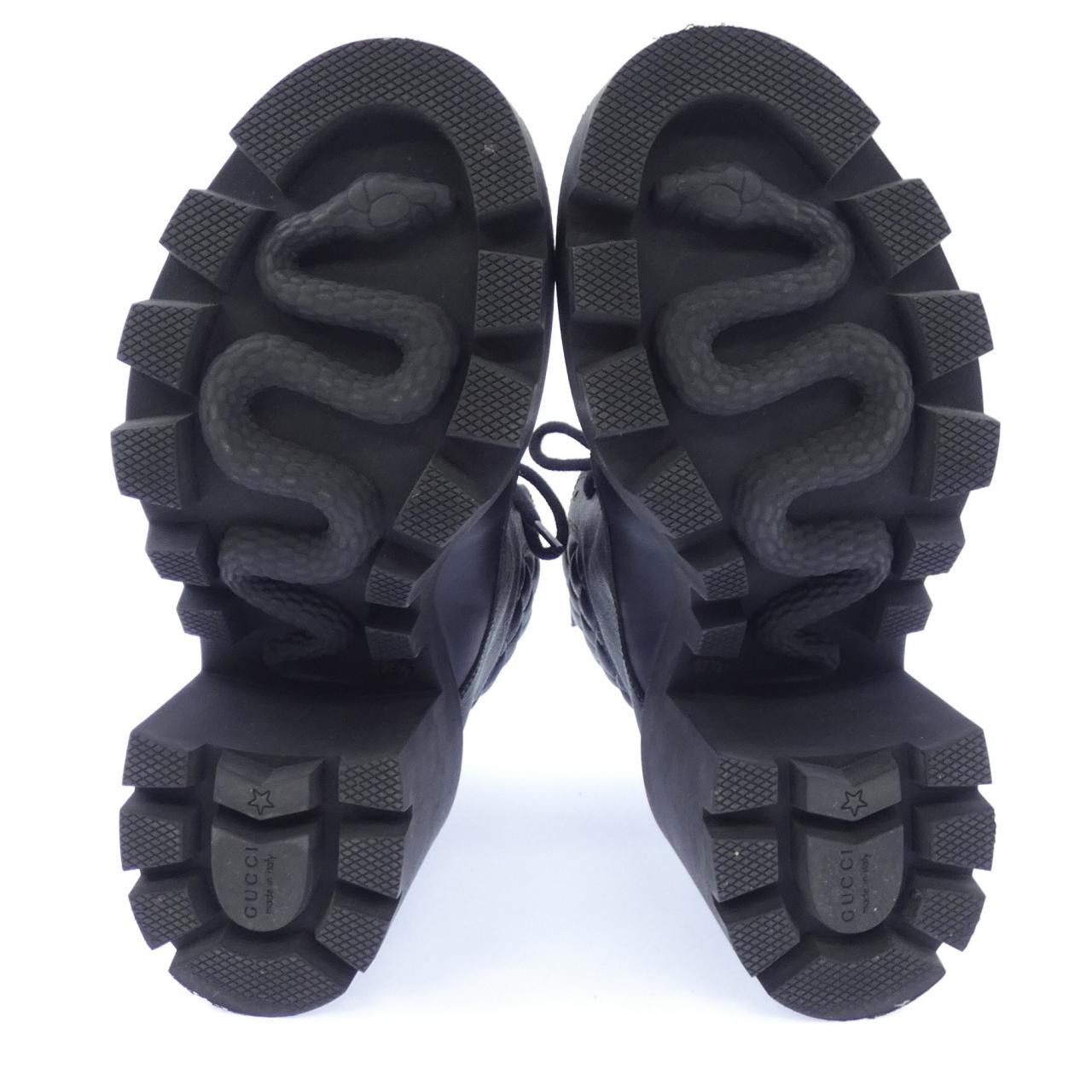 Gucci Gucci Gucci Leather Boots Leather Shoes 659691 DUTY FREE for USA Size ONE SIZE - 4 Thumbnail