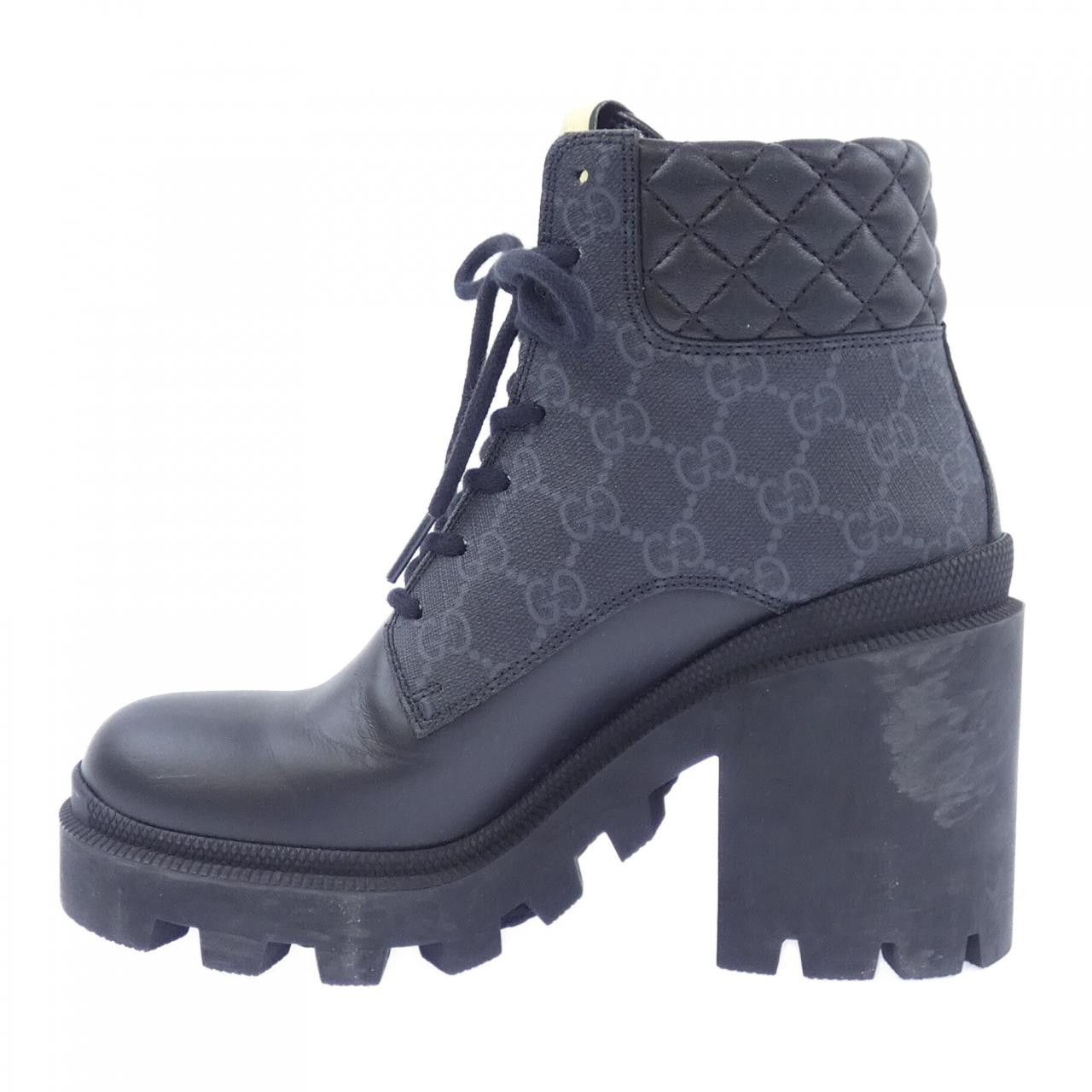 Gucci Gucci Gucci Leather Boots Leather Shoes 659691 DUTY FREE for USA Size ONE SIZE - 2 Thumbnail