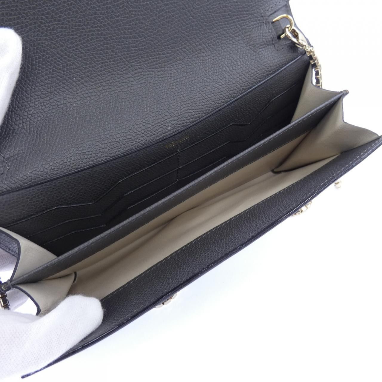 Valextra Valextra Valextra Iside Soft Calfskin Long Wallet Leather Long Wallet SGE0009028LOCPL99 DUTY FREE for USA Size ONE SIZE - 5 Thumbnail