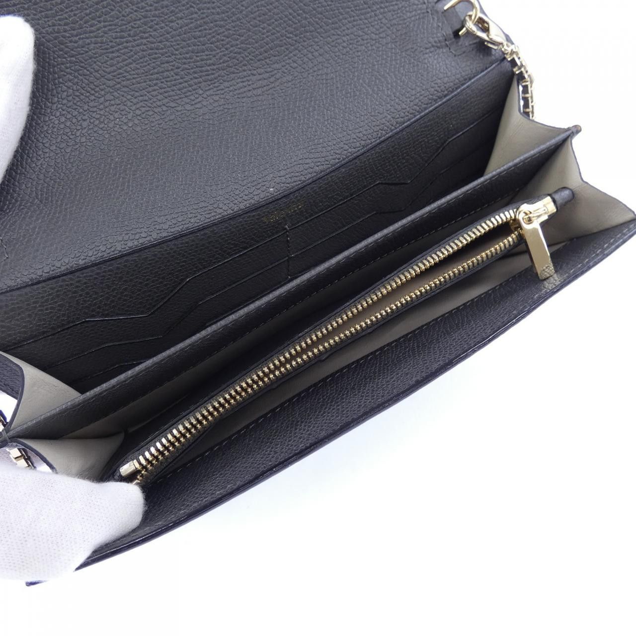 Valextra Valextra Valextra Iside Soft Calfskin Long Wallet Leather Long Wallet SGE0009028LOCPL99 DUTY FREE for USA Size ONE SIZE - 4 Thumbnail