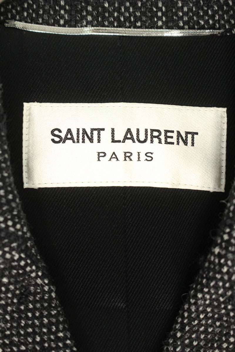 Saint Laurent Paris Saint Laurent Paris Coat Gray Size XS Size US XS / EU 42 / 0 - 3 Thumbnail