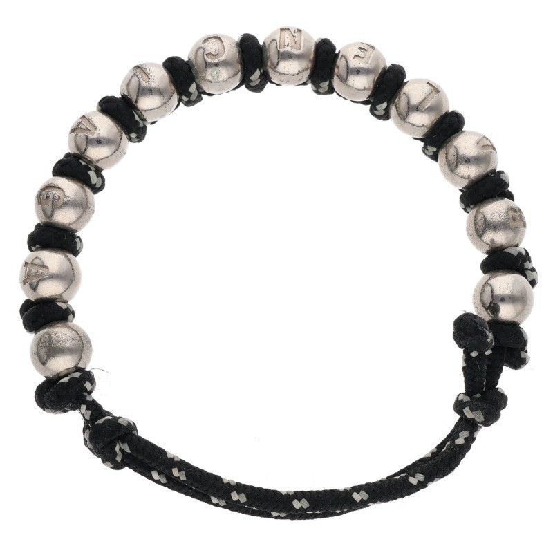 Balenciaga Balenciaga Bangle Silver x Black (Silver 40.68g) Size ONE SIZE - 2 Thumbnail