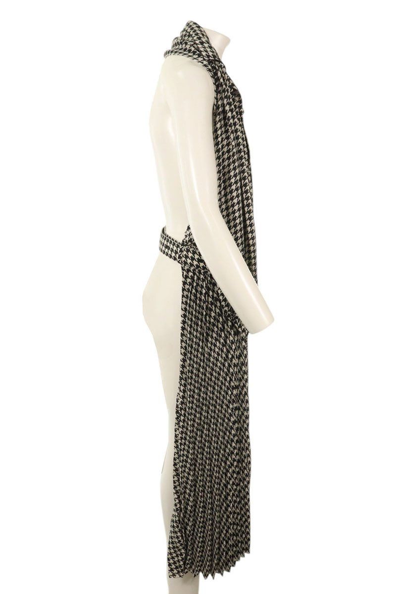Balenciaga Balenciaga Scarf White x Black One Size Size ONE SIZE - 3 Thumbnail
