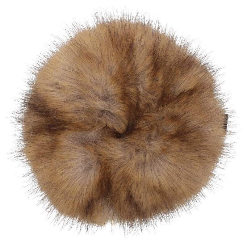 Balenciaga Balenciaga Faux fur scrunchie Brown Size ONE SIZE - 2 Thumbnail