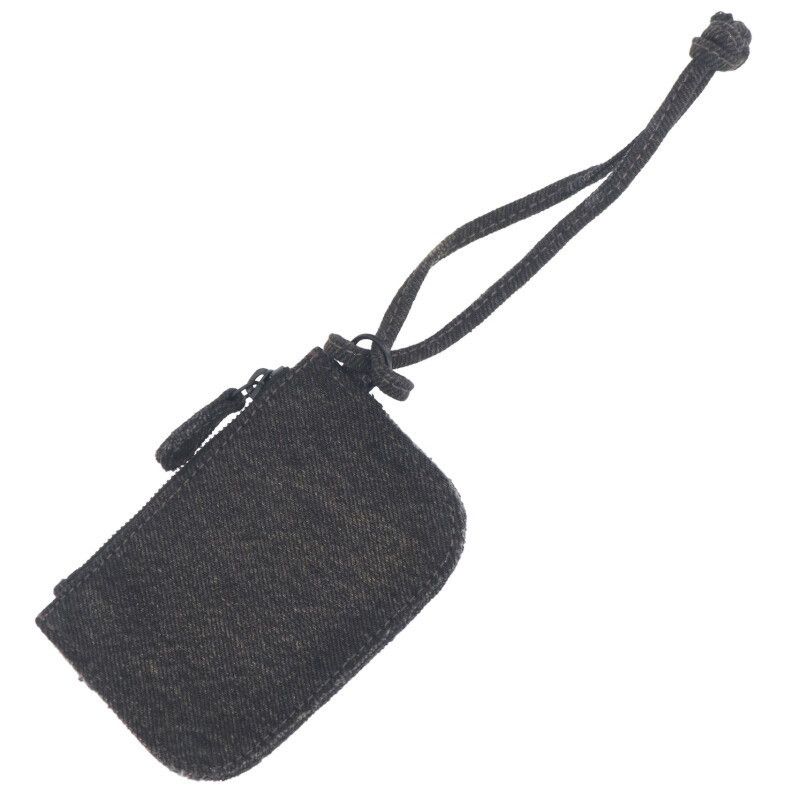 Balenciaga Balenciaga Denim coin case Black One Size Size ONE SIZE - 2 Thumbnail