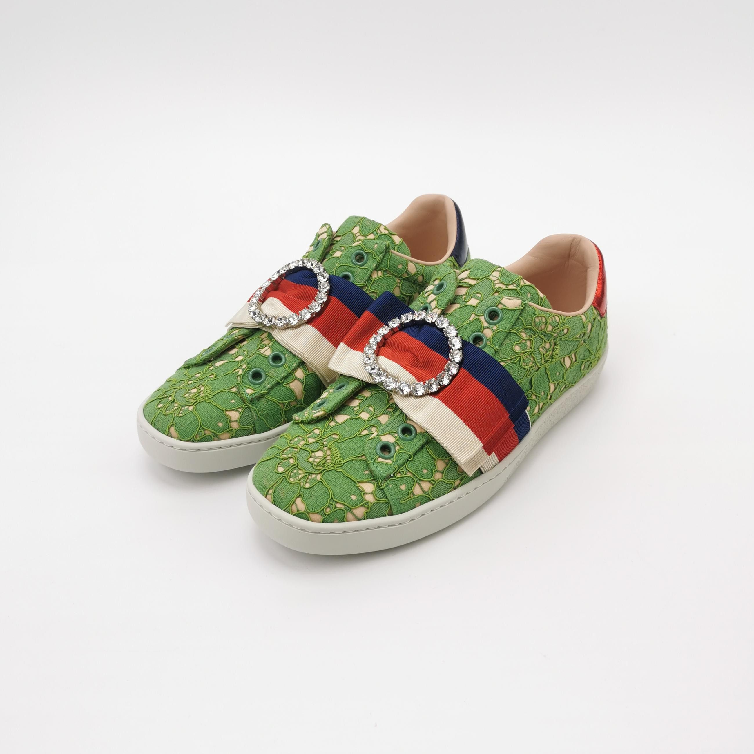 Gucci Gucci Women 5 Lowtop Sneakers Size US 5 / IT 35 - 2 Thumbnail