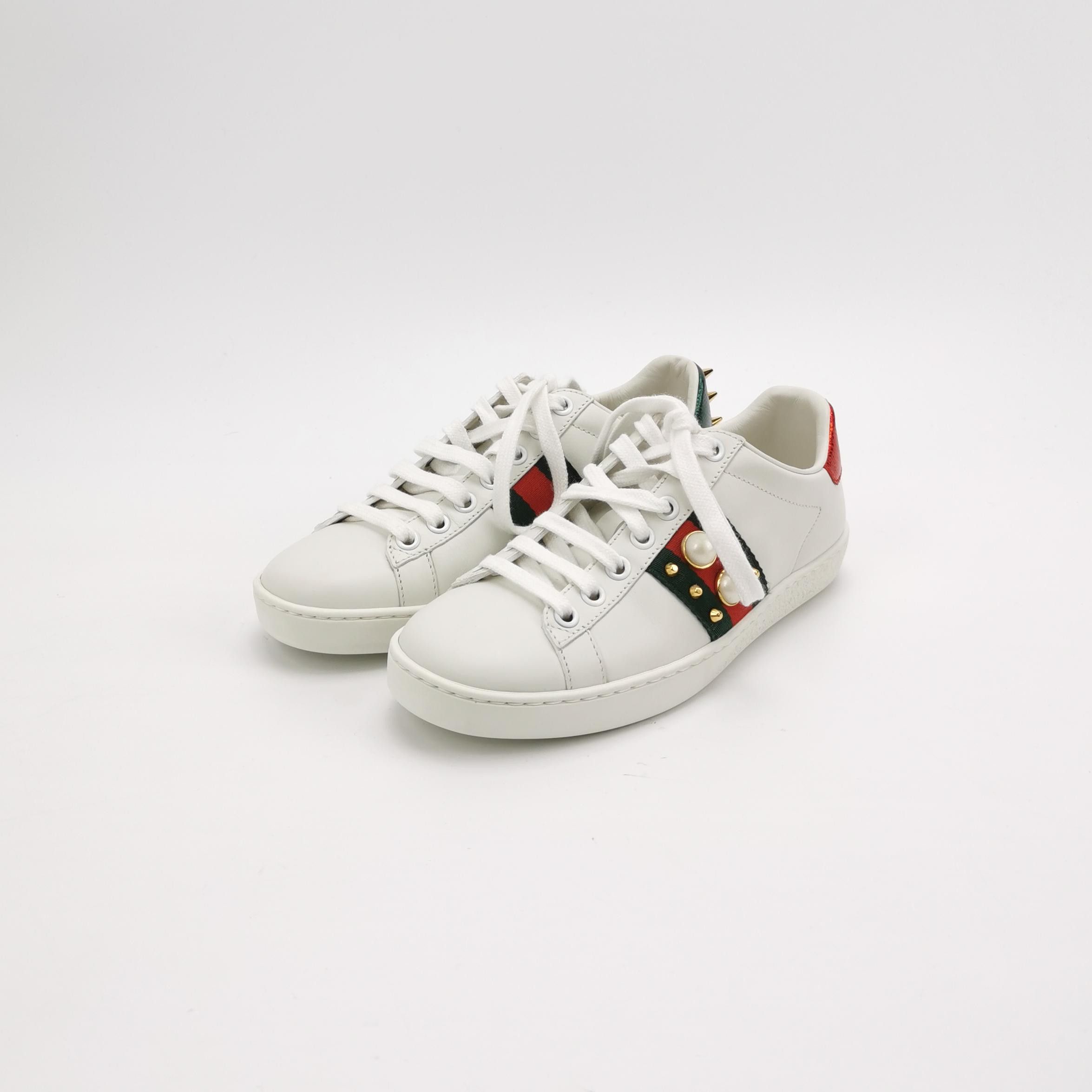 Gucci Gucci Women it_34 Lowtop Sneakers Size US 4 / IT 34 - 2 Thumbnail