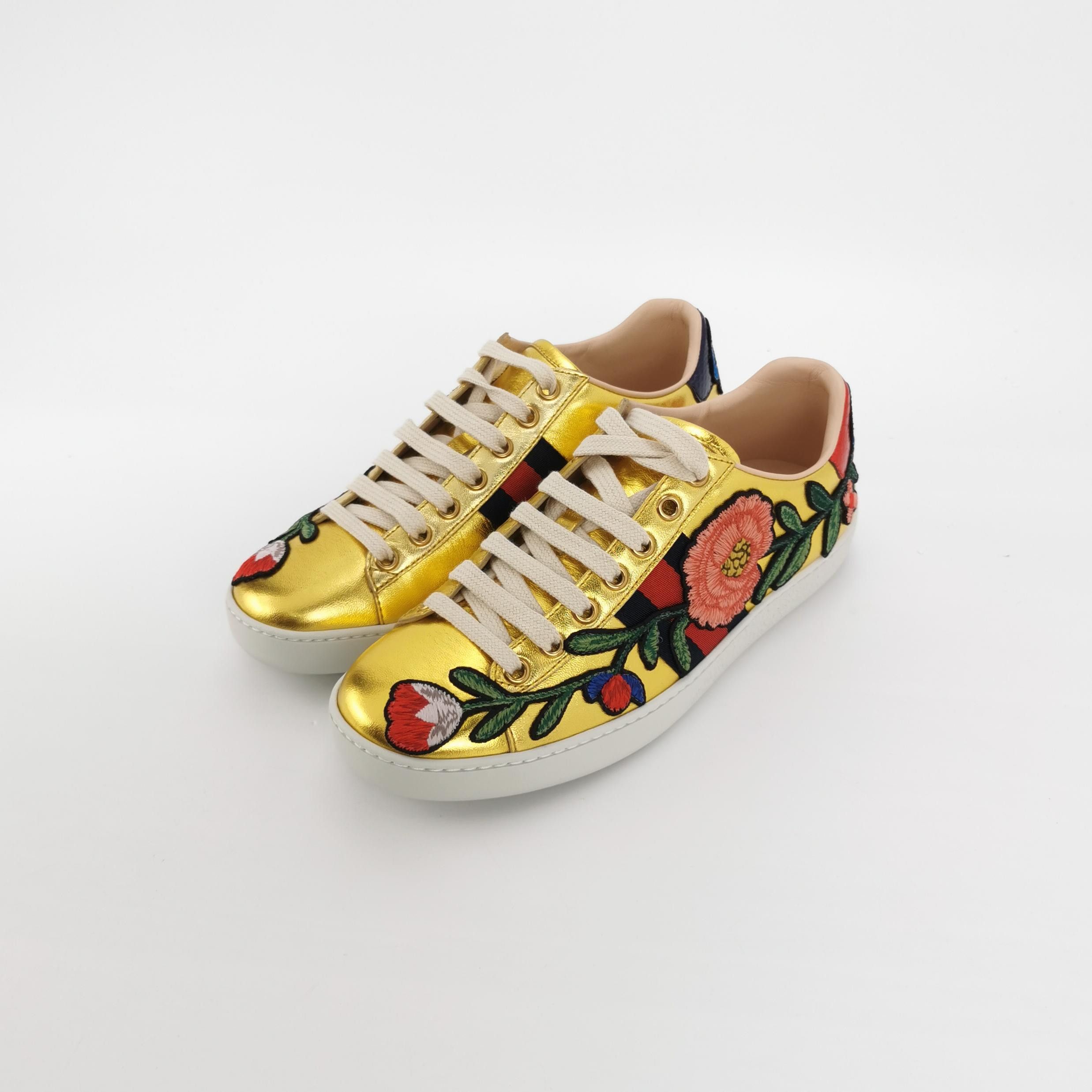 Gucci Gucci Women 6 Lowtop Sneakers Size US 6 / IT 36 - 2 Thumbnail