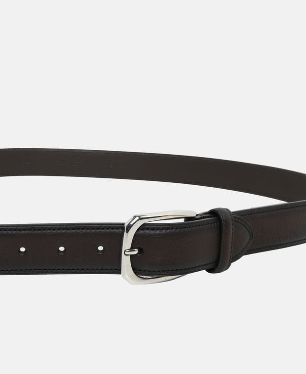 Canali Leather belt Size 46 - 2 Thumbnail