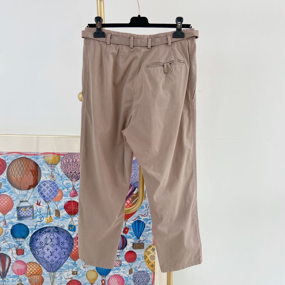 Bottega Veneta Bottega Veneta Beige Belted Casual Pants Size 30 Size US 30 / EU 46 - 2 Thumbnail