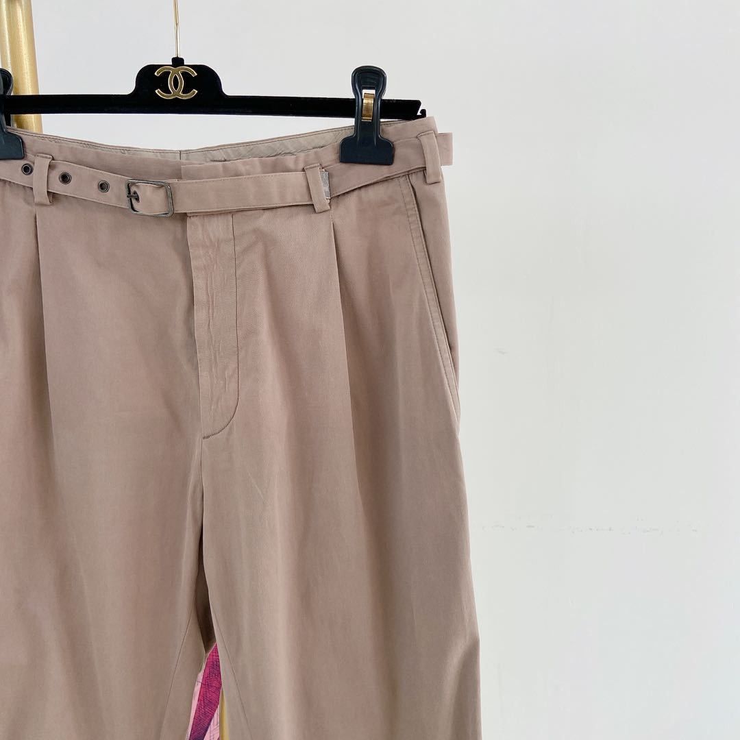 Bottega Veneta Bottega Veneta Beige Belted Casual Pants Size 30 Size US 30 / EU 46 - 6 Thumbnail
