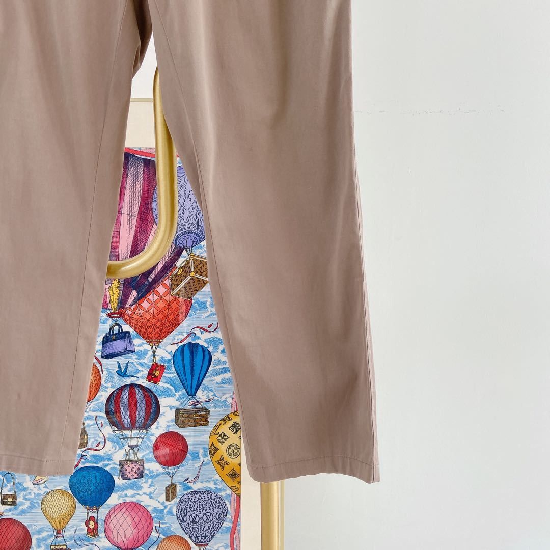Bottega Veneta Bottega Veneta Beige Belted Casual Pants Size 30 Size US 30 / EU 46 - 7 Thumbnail