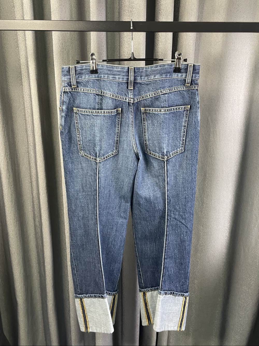 Bottega Veneta Bottega Veneta Cuffed Denim Jeans Size 34 Size 24" / US 00 / IT 34 - 2 Thumbnail