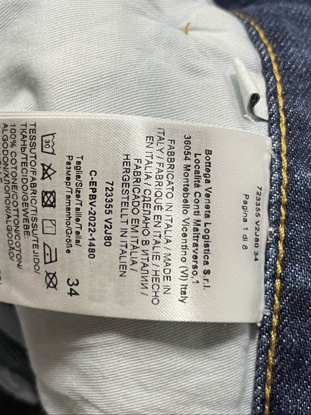 Bottega Veneta Bottega Veneta Cuffed Denim Jeans Size 34 Size 24" / US 00 / IT 34 - 4 Thumbnail