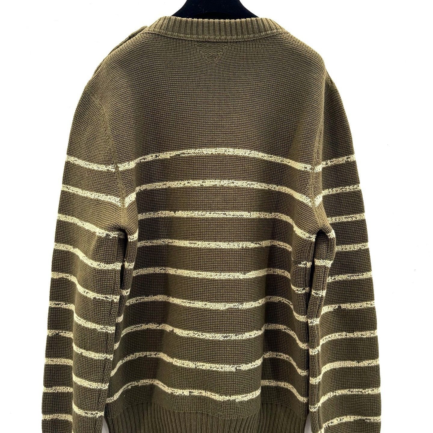 Bottega Veneta Bottega Veneta Striped Wool Sweater Size M Size US M / EU 48-50 / 2 - 2 Thumbnail