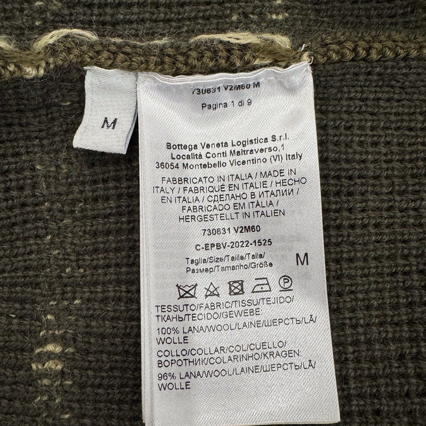 Bottega Veneta Bottega Veneta Striped Wool Sweater Size M Size US M / EU 48-50 / 2 - 4 Thumbnail