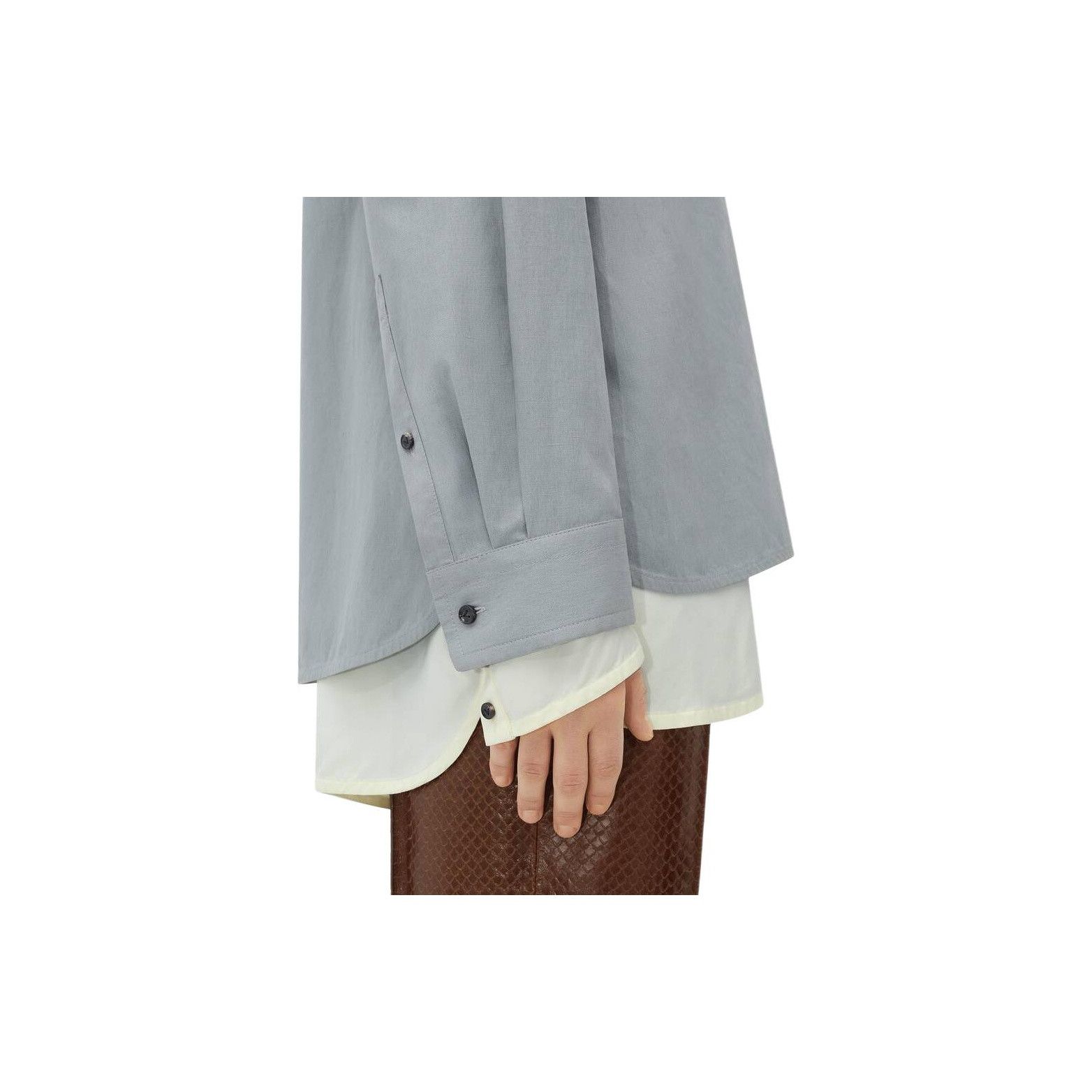 Bottega Veneta Bottega Veneta Layered Button Up Shirt Size L Size US L / EU 52-54 / 3 - 13 Thumbnail