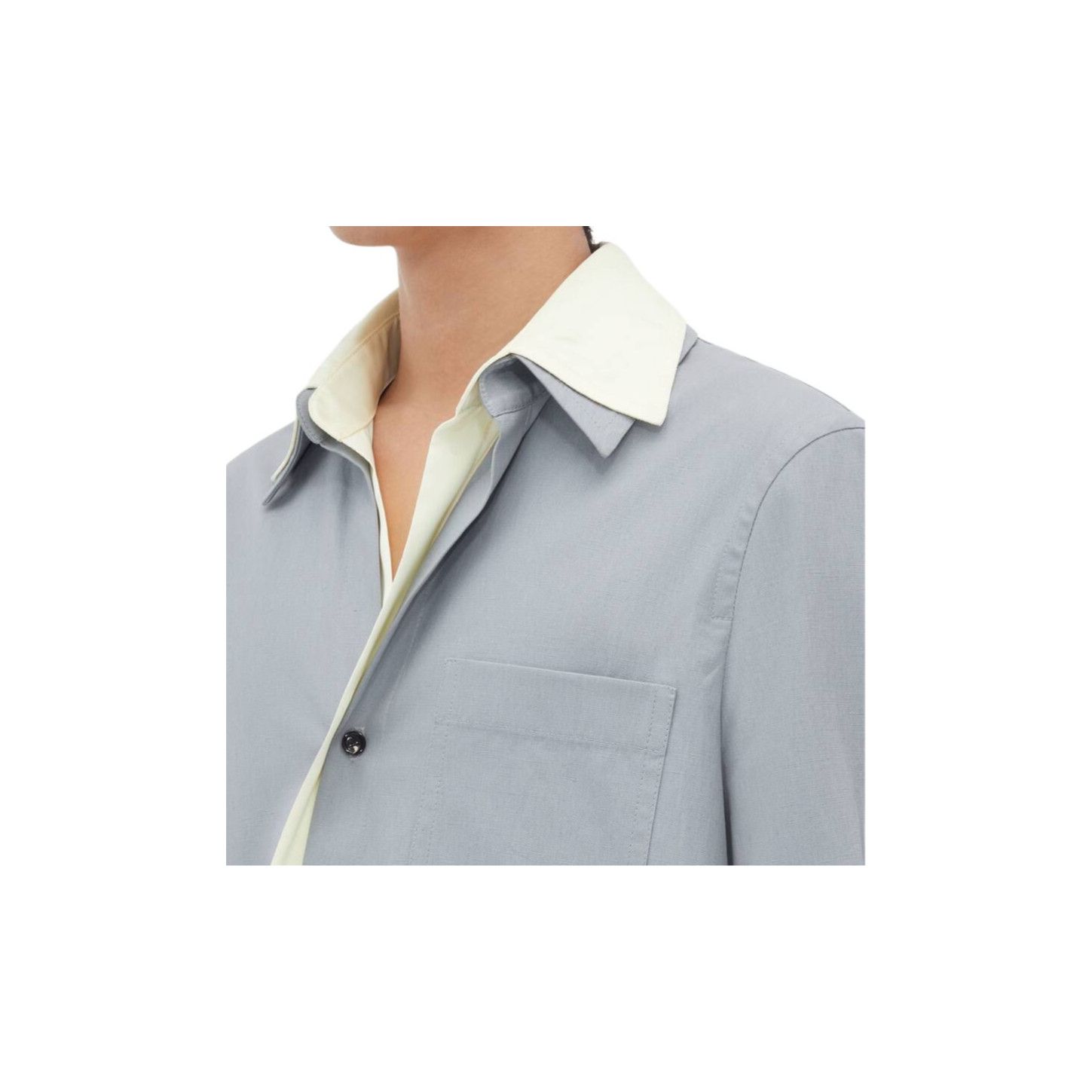 Bottega Veneta Bottega Veneta Layered Button Up Shirt Size L Size US L / EU 52-54 / 3 - 12 Thumbnail